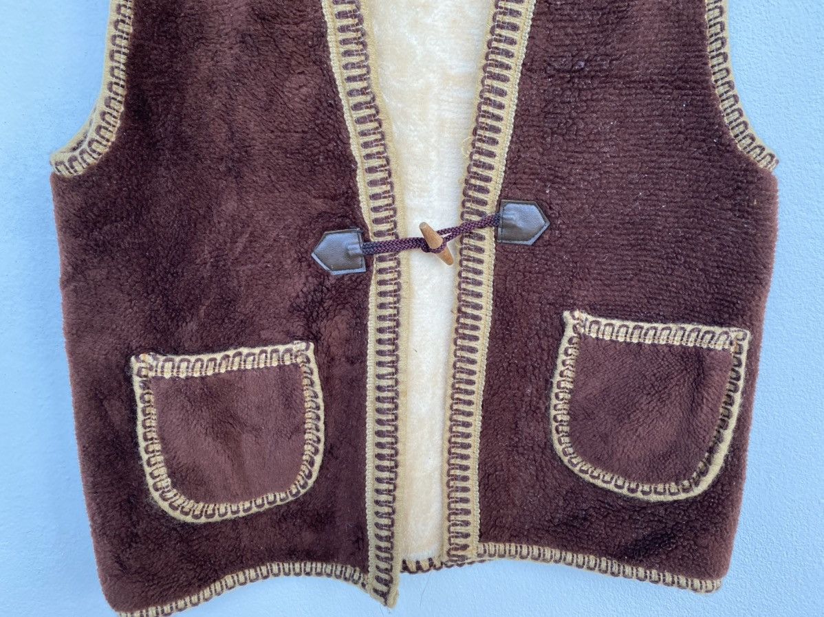 Japanese Brand × Vintage 🔥NICE DESIGN VINTAGE CARPETED VEST Size US L / EU 52-54 / 3 - 4 Thumbnail