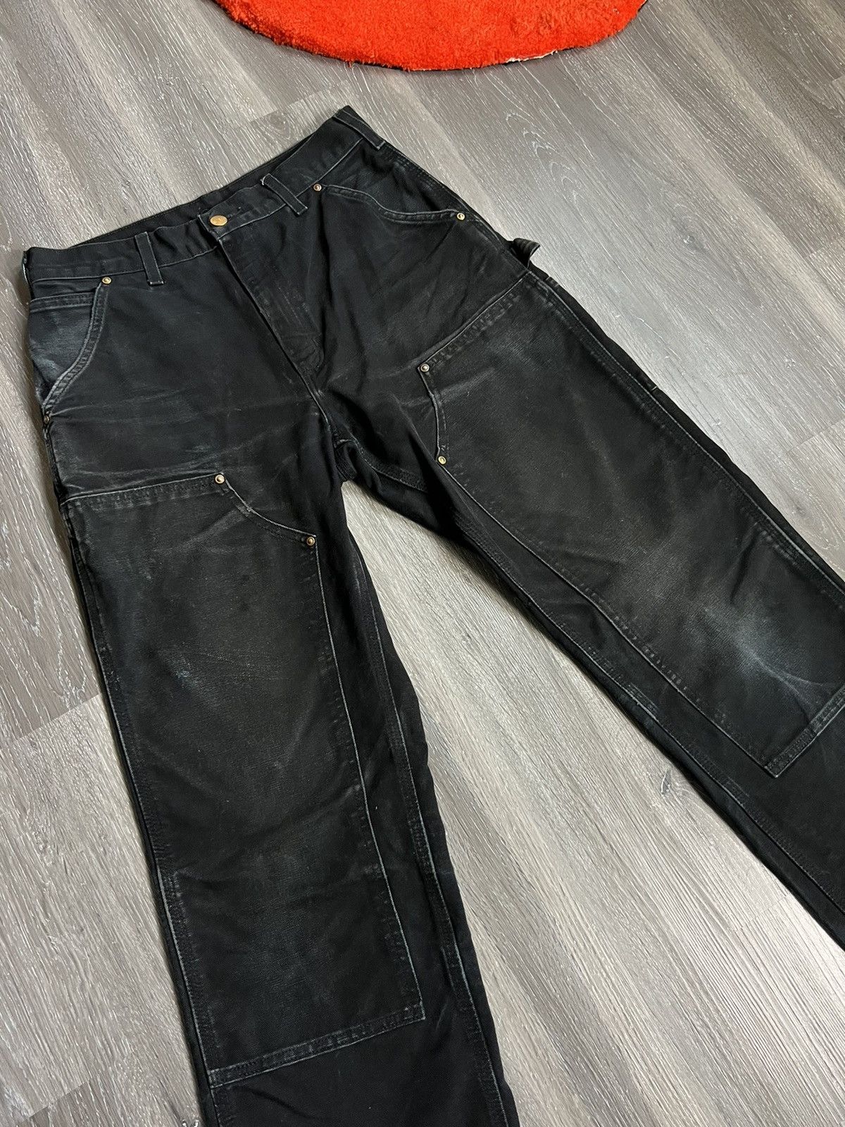 Double Knee Tie-Dye Carpenter Pants