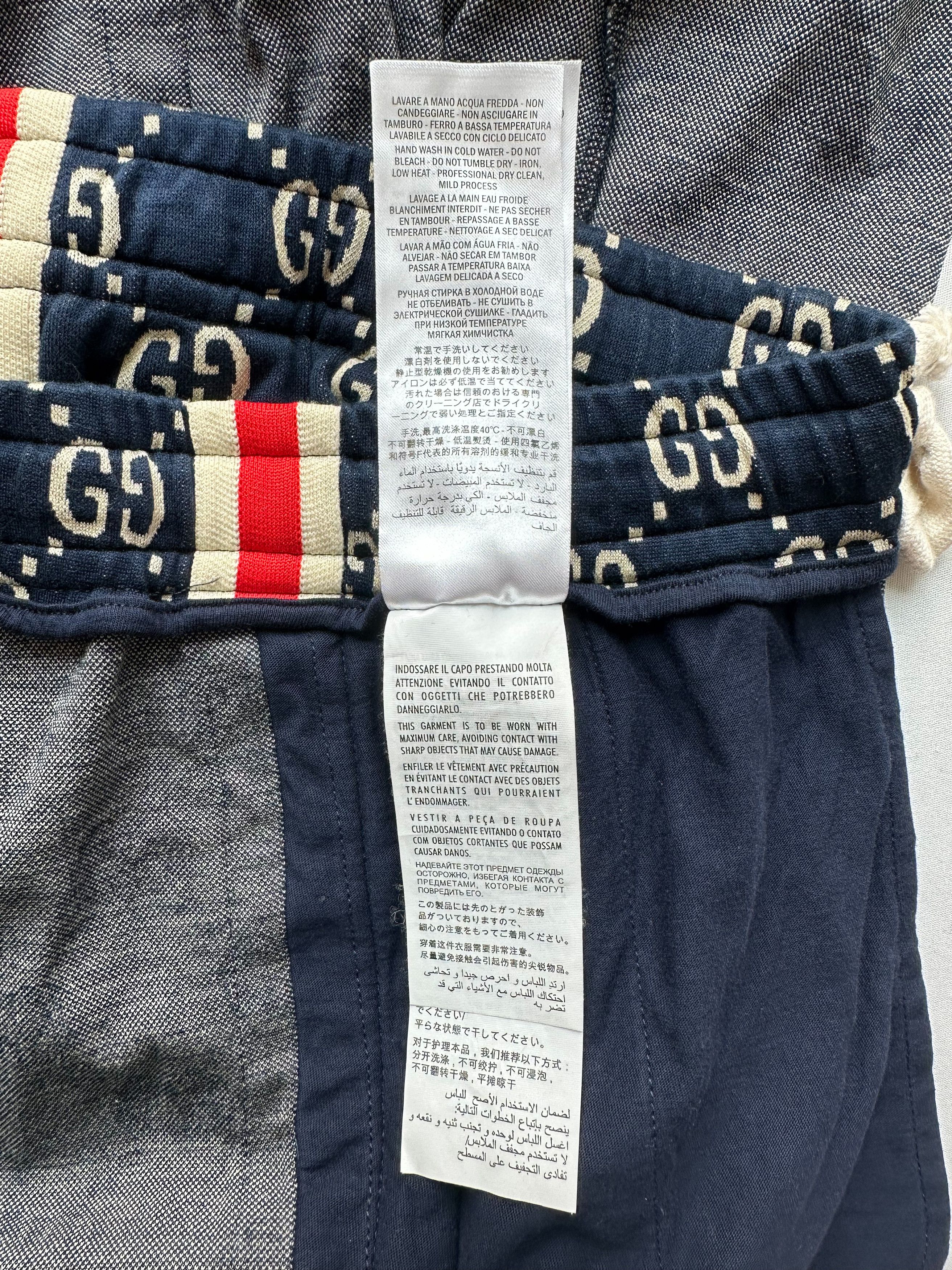 Gucci Gucci Blue & White GG Monogram Trackpants Size US 30 / EU 46 - 6 Thumbnail