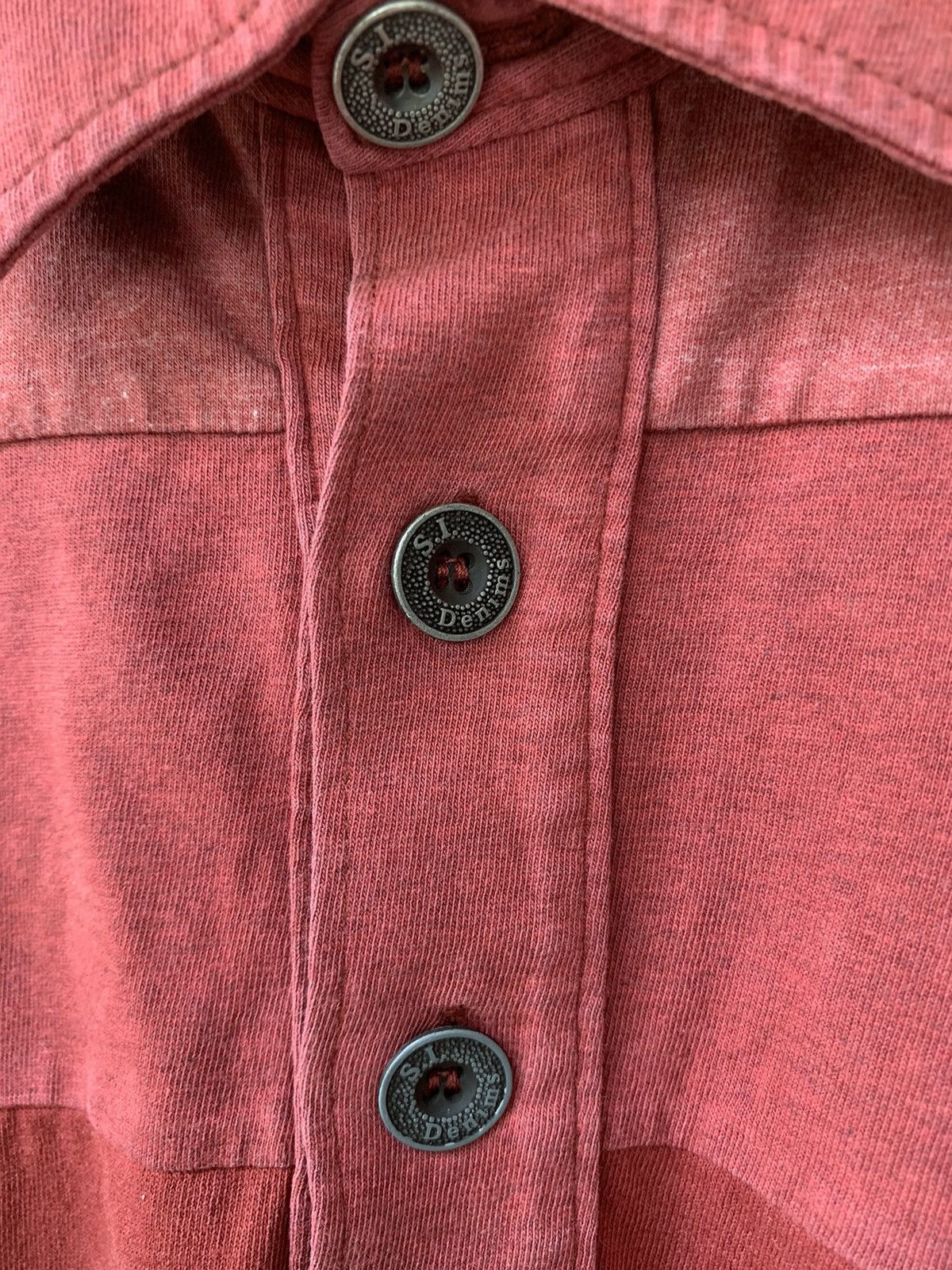 Stone Island Vintage stone island denim Polo Longsleeve Size US M / EU 48-50 / 2 - 3 Thumbnail