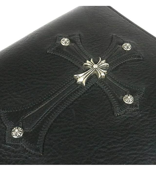 Chrome Hearts Chrome Hearts Small Cross Patch Leather Zip MultiCase/Wallet Size ONE SIZE - 3 Thumbnail