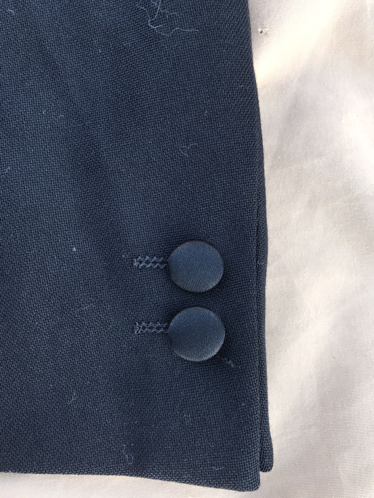 Vintage VINTAGE BLACK PURE WOOL ONE BUTTON TUXEDO DINNER JACKET Size 42R - 5 Thumbnail