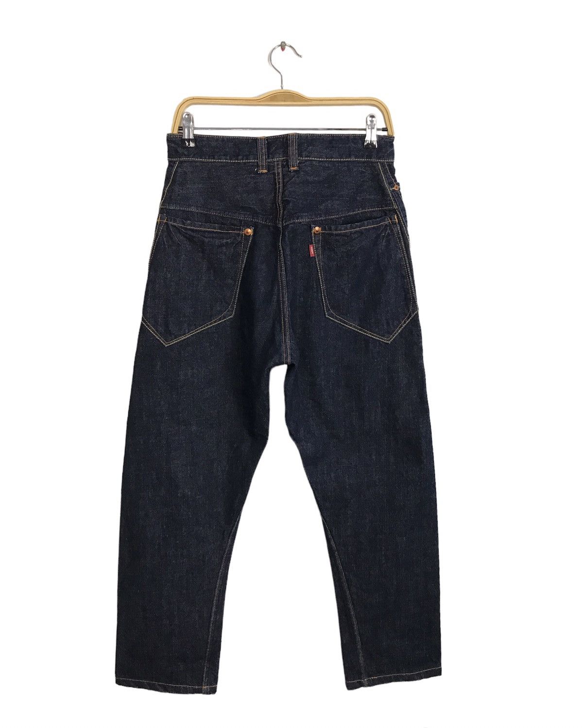 Japanese Brand × Vintage Vintage Navy Produce Indigo Denim Jeans Style Size US 30 / EU 46 - 2 Thumbnail