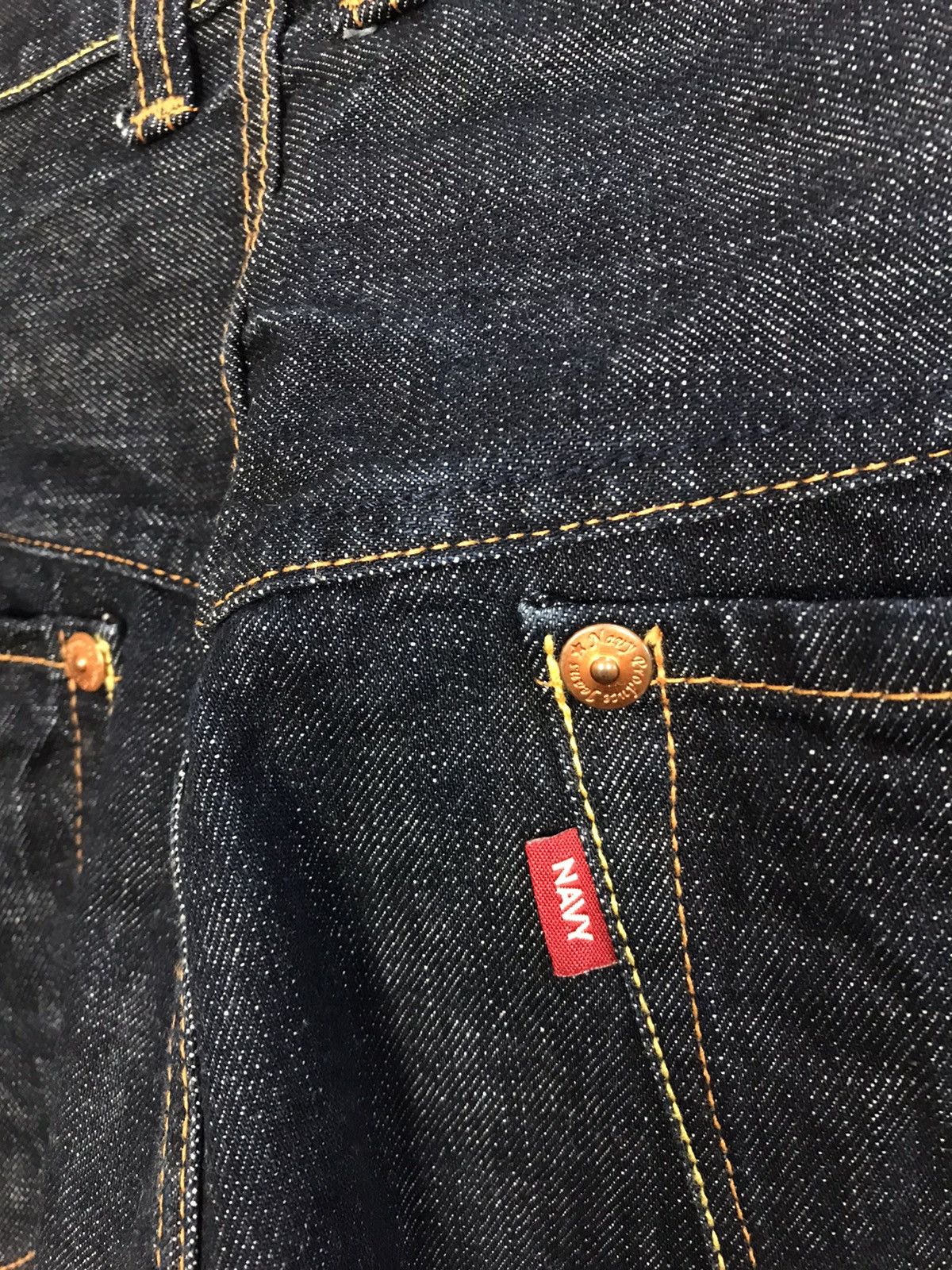 Japanese Brand × Vintage Vintage Navy Produce Indigo Denim Jeans Style Size US 30 / EU 46 - 14 Thumbnail