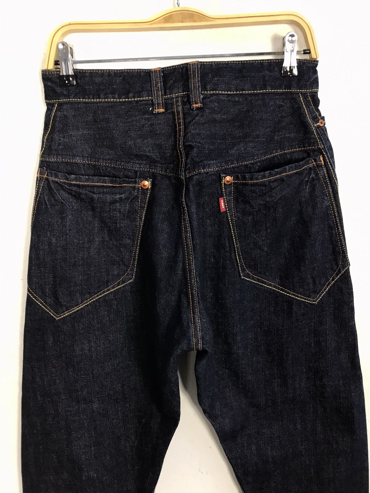 Japanese Brand × Vintage Vintage Navy Produce Indigo Denim Jeans Style Size US 30 / EU 46 - 11 Thumbnail