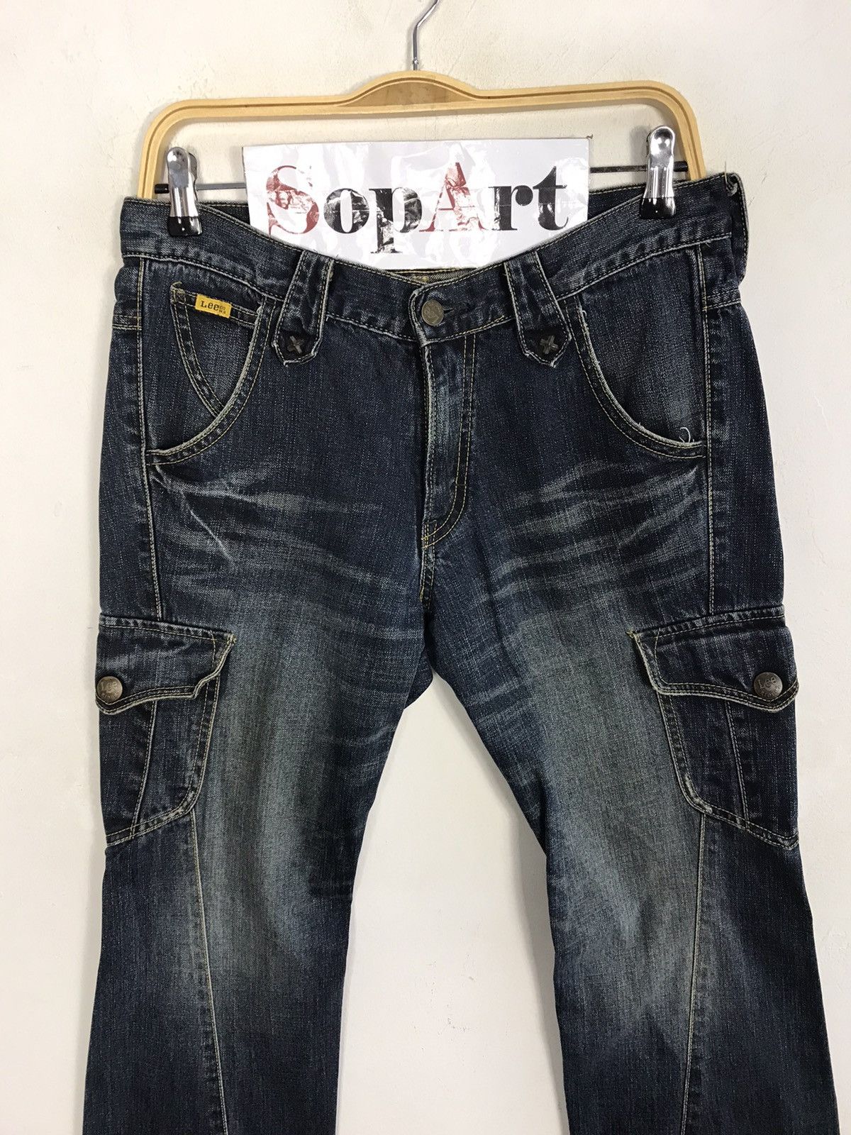 Japanese Brand × Lee × Vintage Vintage Lee Riders Fashion Bootcut Pocket Design Jeans Size US 31 - 3 Thumbnail