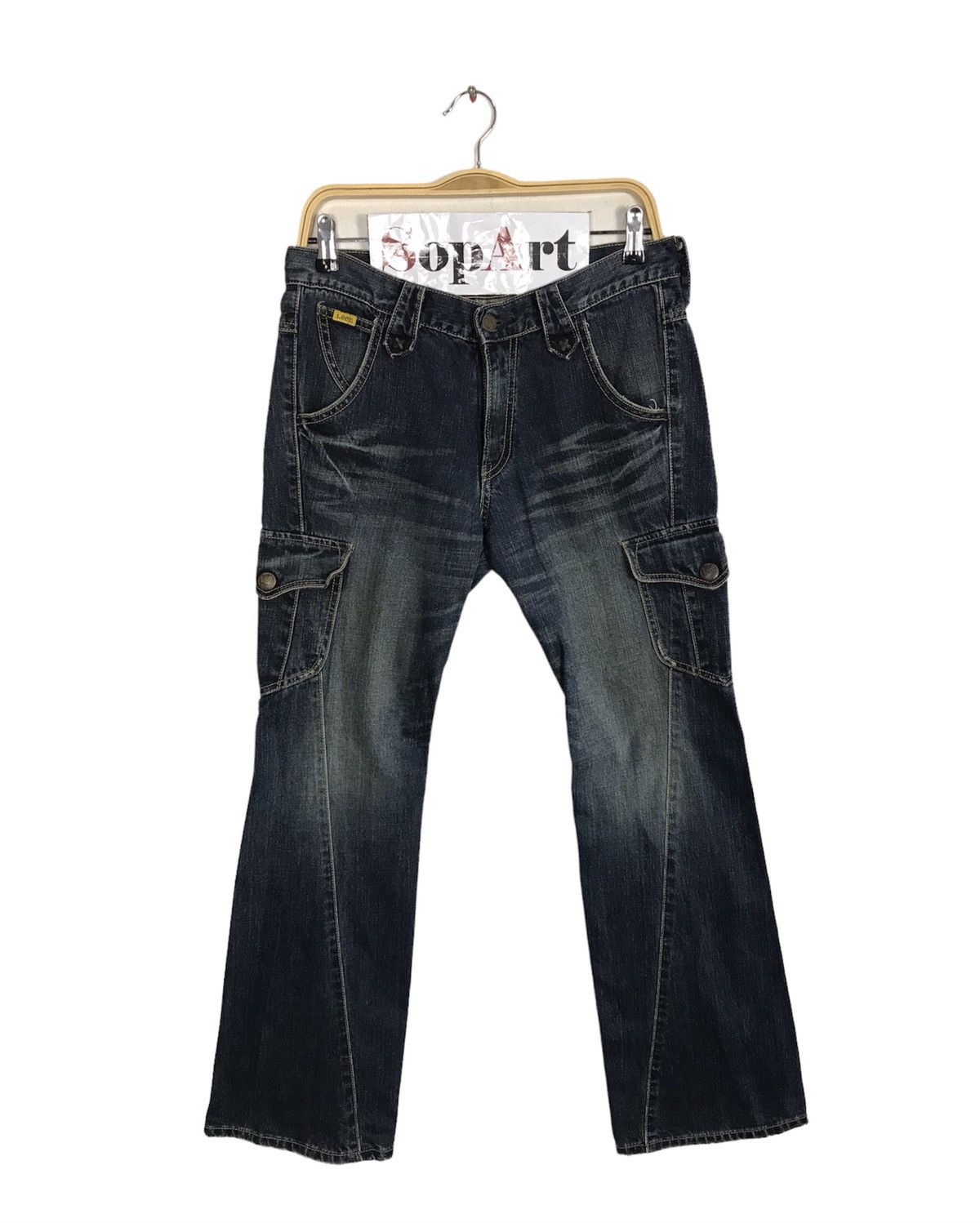 Japanese Brand × Lee × Vintage Vintage Lee Riders Fashion Bootcut Pocket Design Jeans Size US 31 - 1 Thumbnail