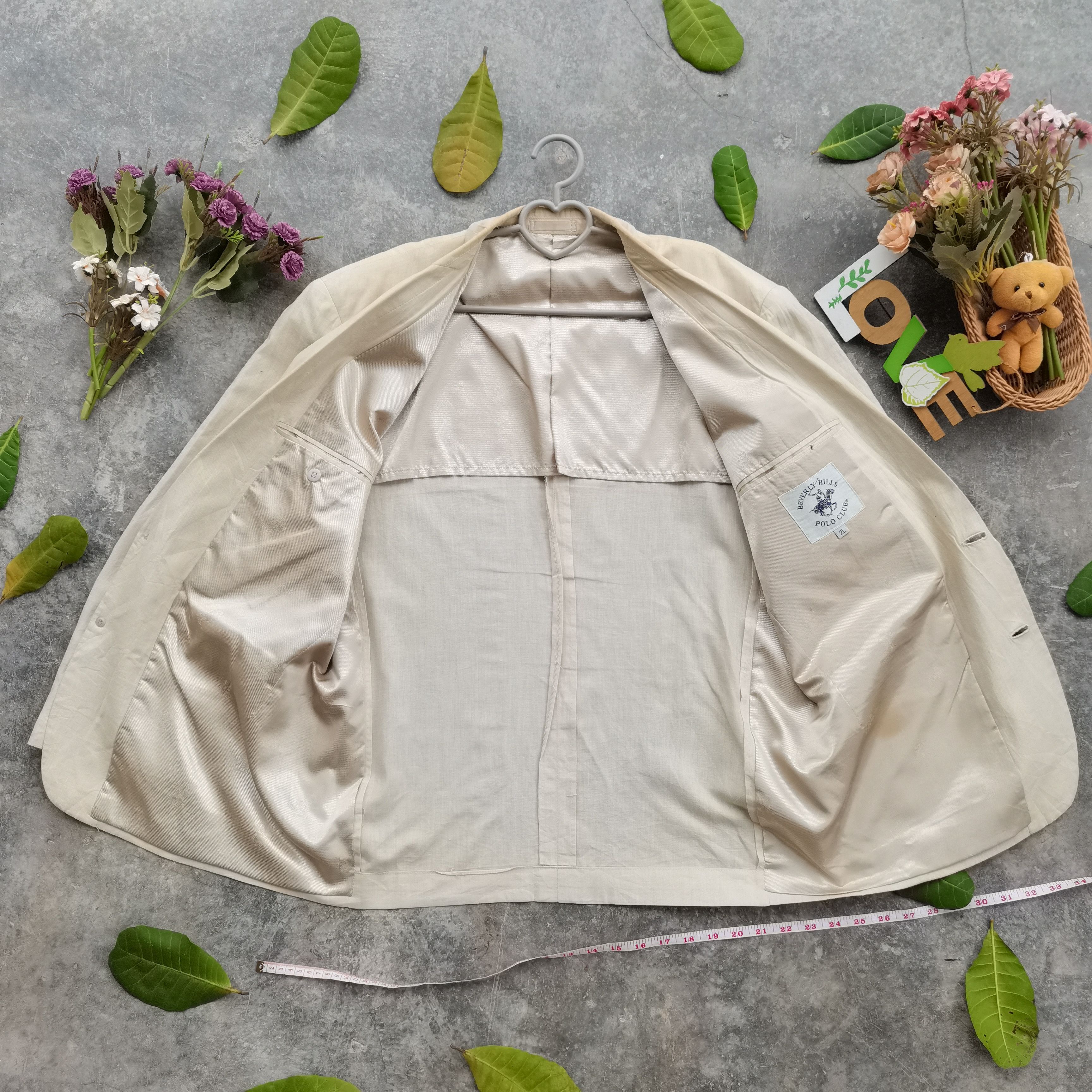 Beverly Hills Polo Club × Vintage Vintage BEVERLY HILL POLO CLUB Blazers Size 52L - 7 Thumbnail