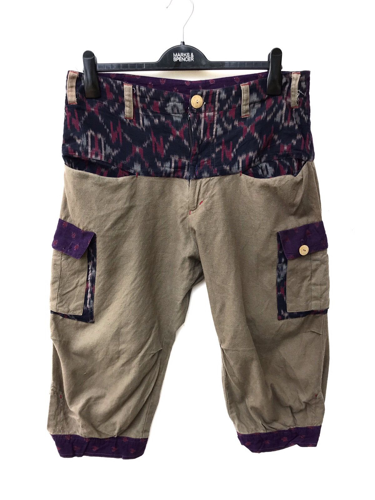 Japanese Brand × Kapital Japanese Brand Amina Short Cargo Kapital Style Design Pants Size US 32 / EU 48 - 1 Thumbnail