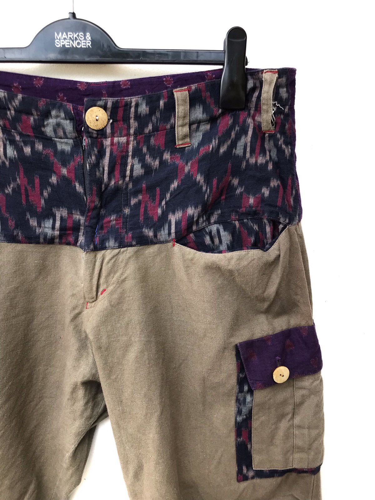 Japanese Brand × Kapital Japanese Brand Amina Short Cargo Kapital Style Design Pants Size US 32 / EU 48 - 4 Thumbnail