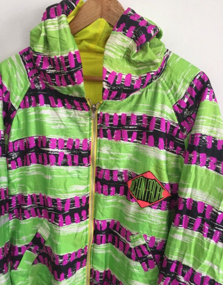 Other × Vintage REVERSIBLE OCEAN Pacific Multicolour Neon Hoodie jacket Size US L / EU 52-54 / 3 - 1 Thumbnail