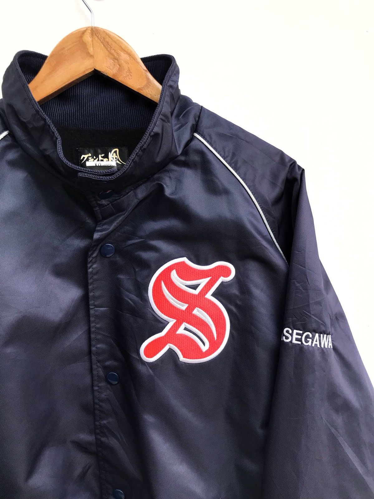 Other Made In Japan Baseball Indians Button Windbreaker Jacket Size US XL / EU 56 / 4 - 4 Thumbnail