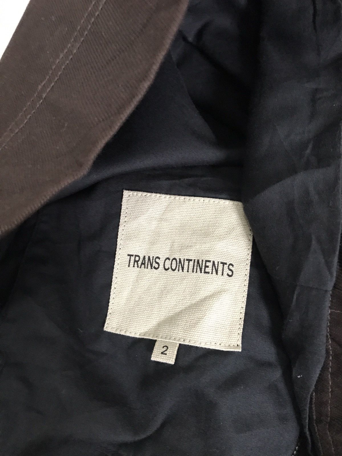 Japanese Brand Japanese Brand Trans Continents Size 2 Made In Japan Size US M / EU 48-50 / 2 - 3 Thumbnail