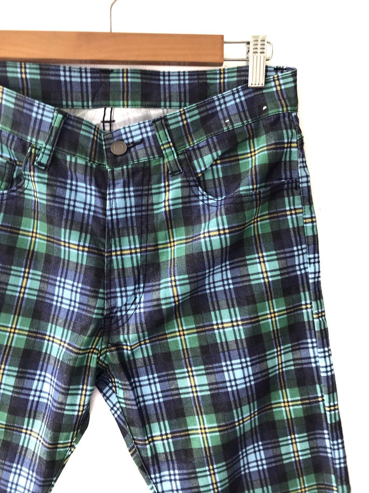 Uniqlo Japanese Brand UNIQLO Checked Plaid Tartan Slim Fit Pants Size US 31 - 2 Thumbnail