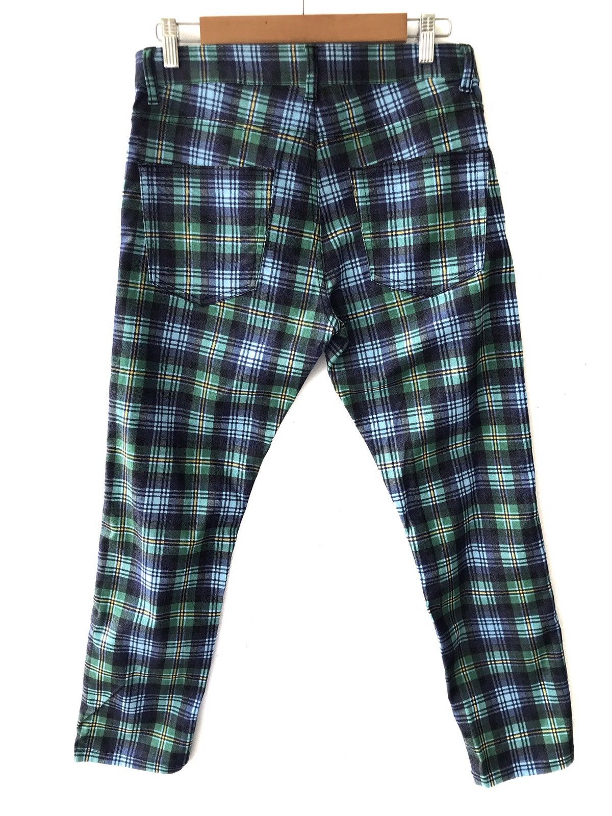 Uniqlo Japanese Brand UNIQLO Checked Plaid Tartan Slim Fit Pants Size US 31 - 3 Thumbnail