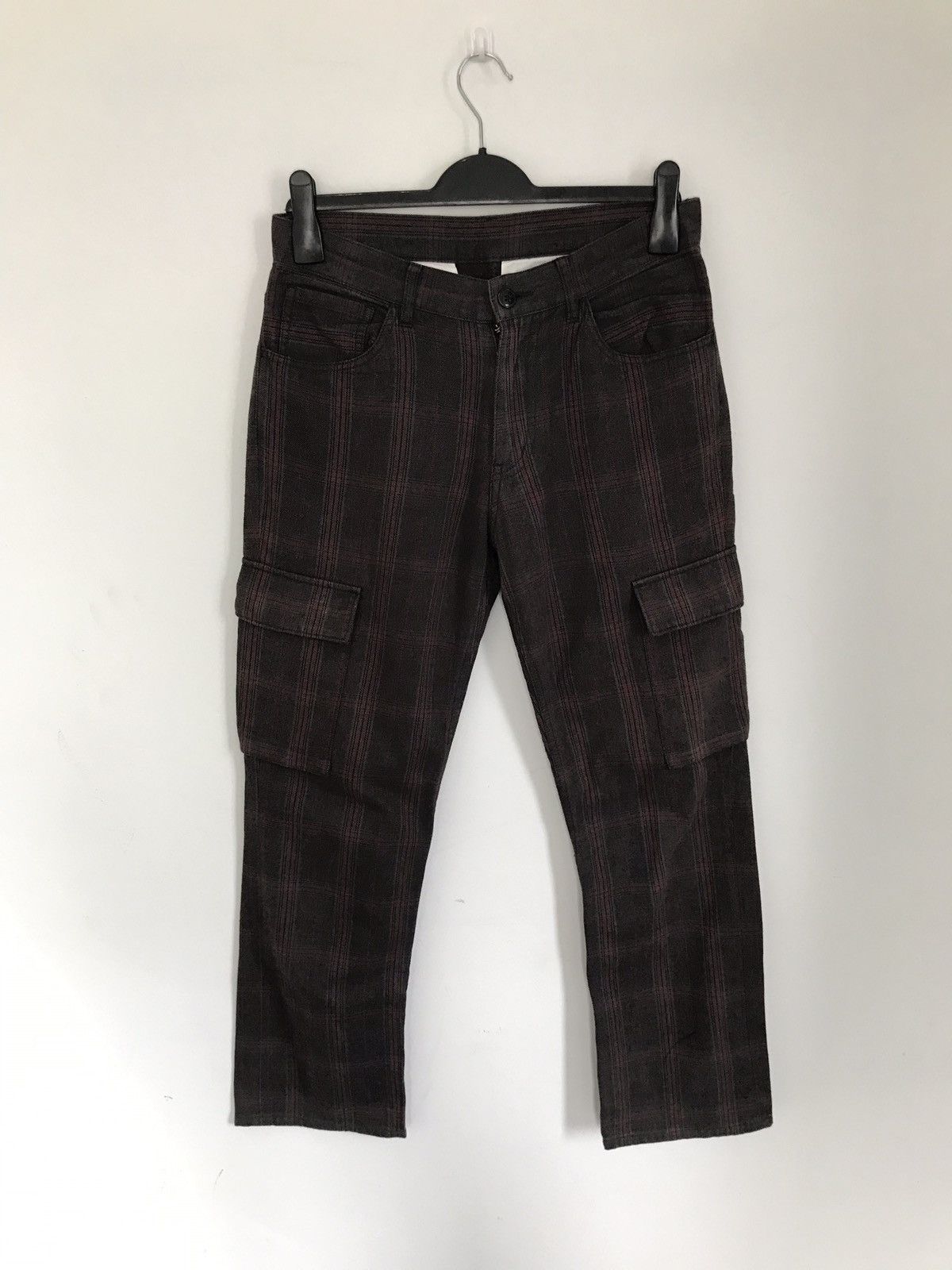 Japanese Brand Vintage Japanese Brand TKMIXPICE Cargo Stripes Pants Size US 30 / EU 46 - 1 Thumbnail