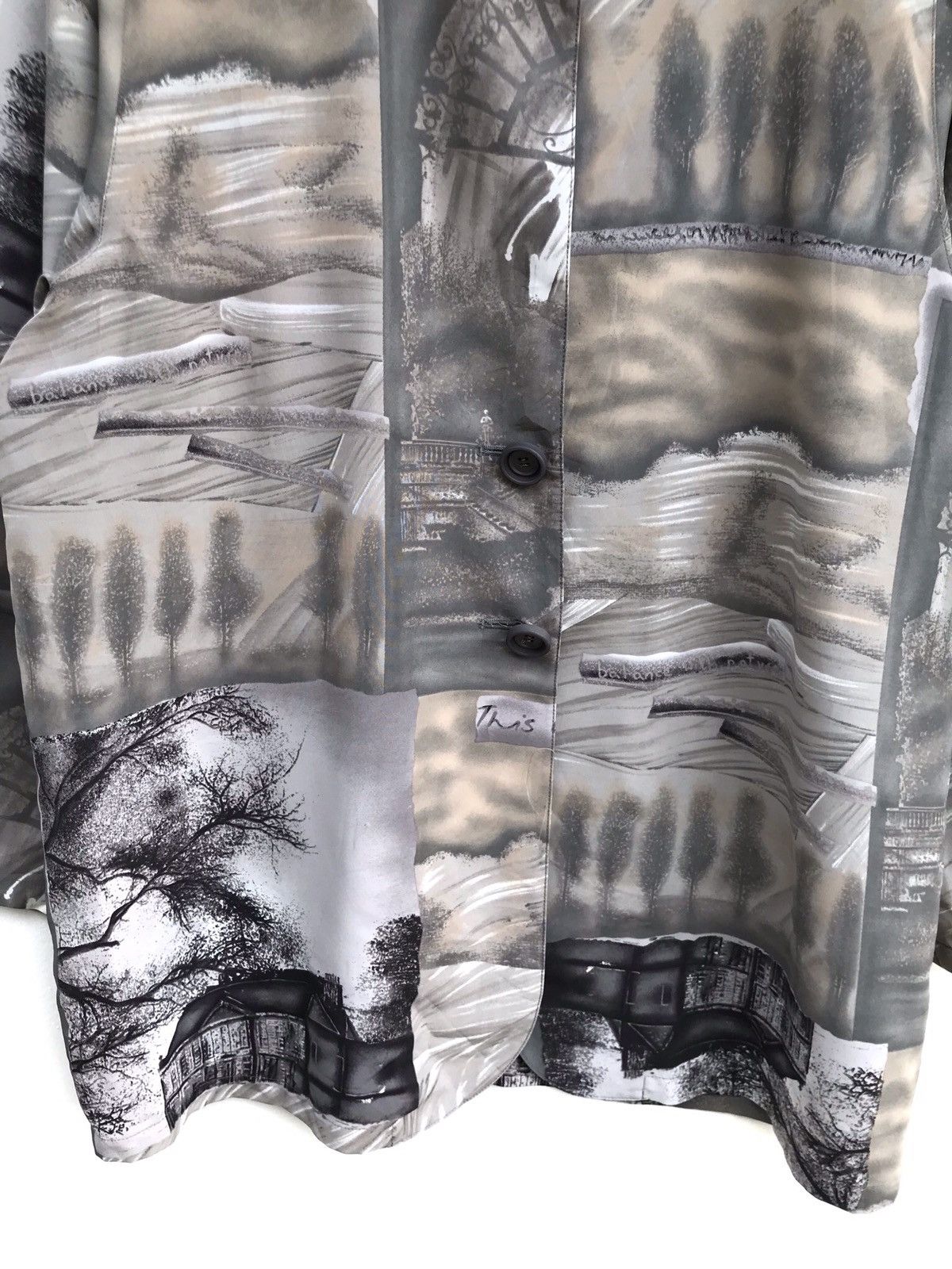 Japanese Brand Vintage Japanese Brand Modemoue Full Print Light Jacket Size US M / EU 48-50 / 2 - 8 Thumbnail