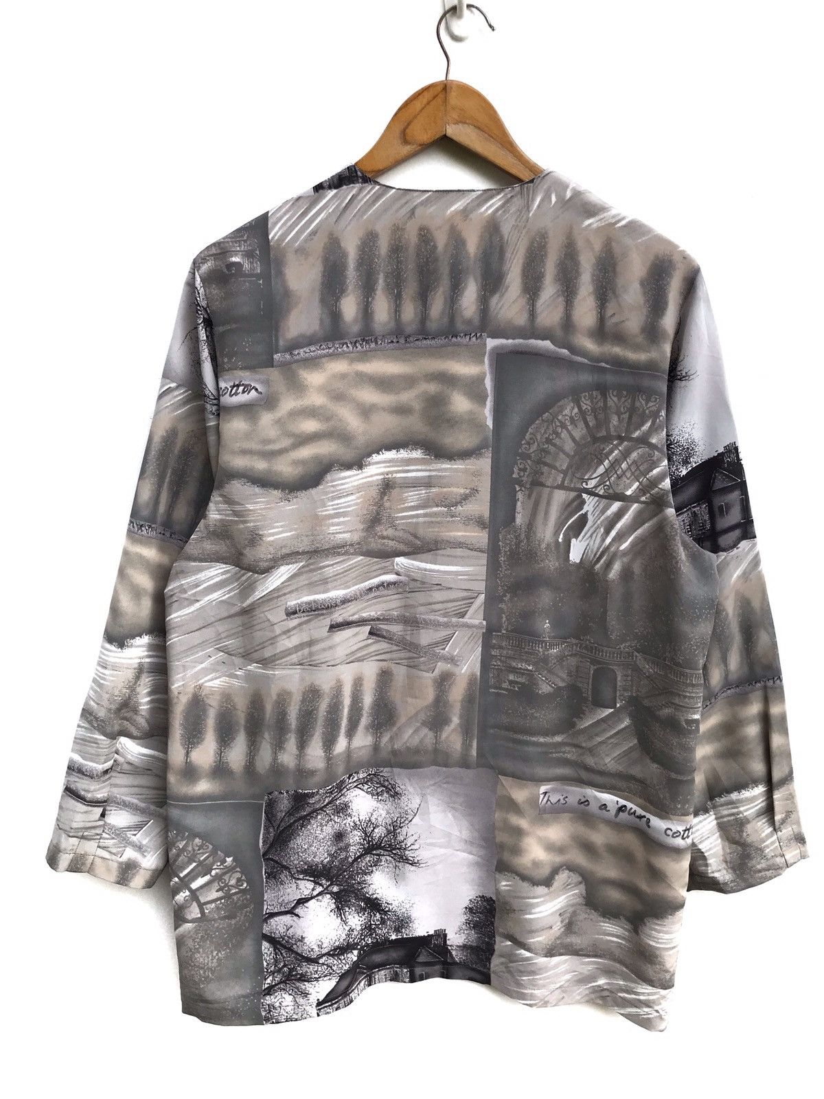 Japanese Brand Vintage Japanese Brand Modemoue Full Print Light Jacket Size US M / EU 48-50 / 2 - 2 Thumbnail