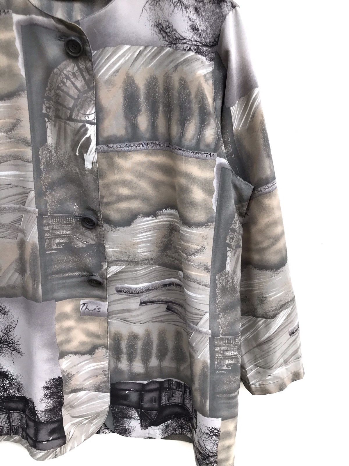 Japanese Brand Vintage Japanese Brand Modemoue Full Print Light Jacket Size US M / EU 48-50 / 2 - 5 Thumbnail
