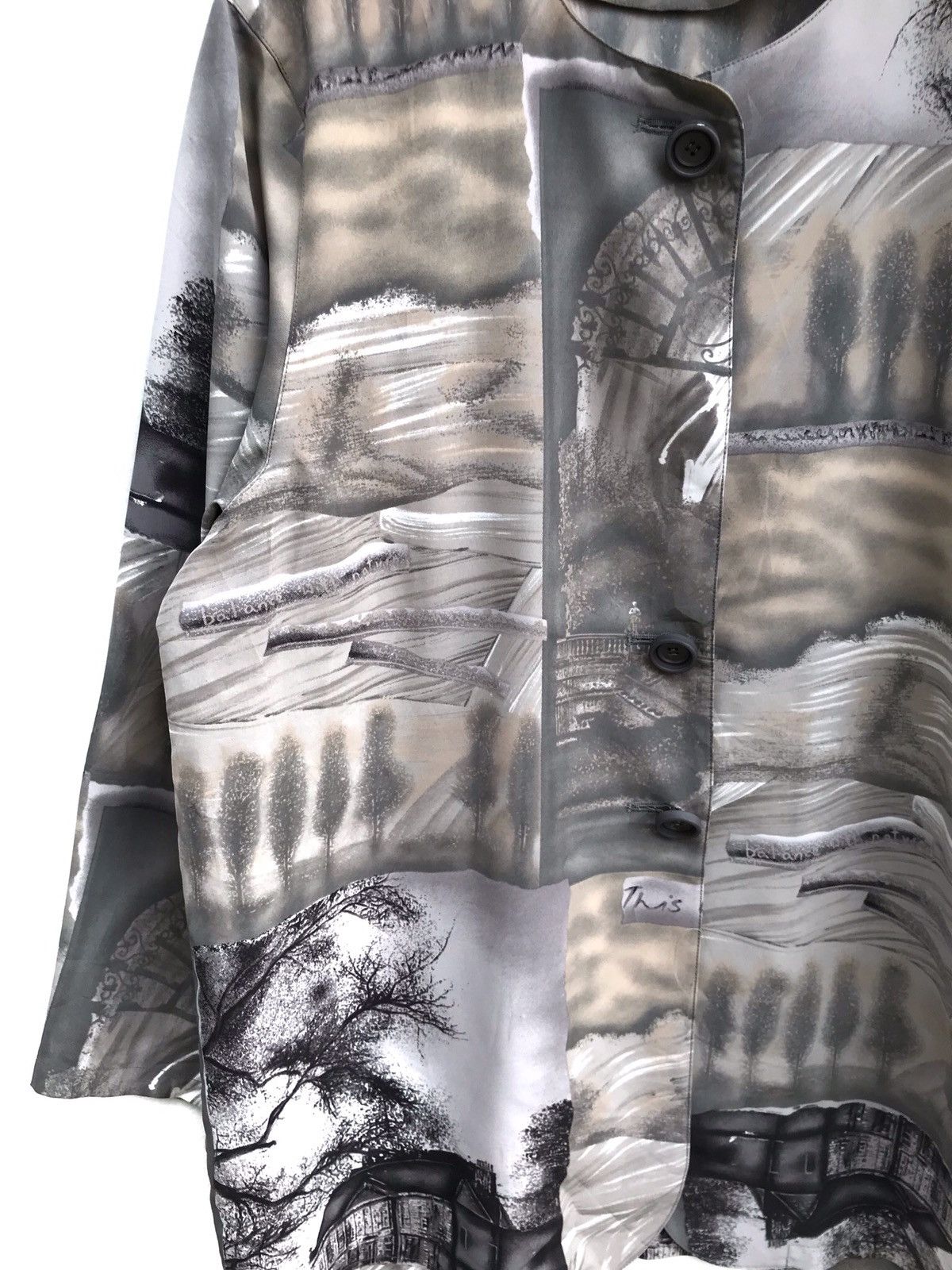 Japanese Brand Vintage Japanese Brand Modemoue Full Print Light Jacket Size US M / EU 48-50 / 2 - 6 Thumbnail
