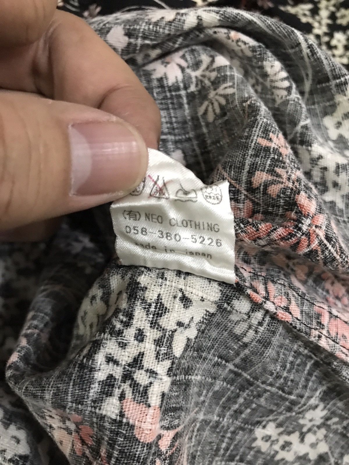 Japanese Brand Japanese Brand Snap Button Black Multicolour Sakura Shirts Size US S / EU 44-46 / 1 - 9 Thumbnail