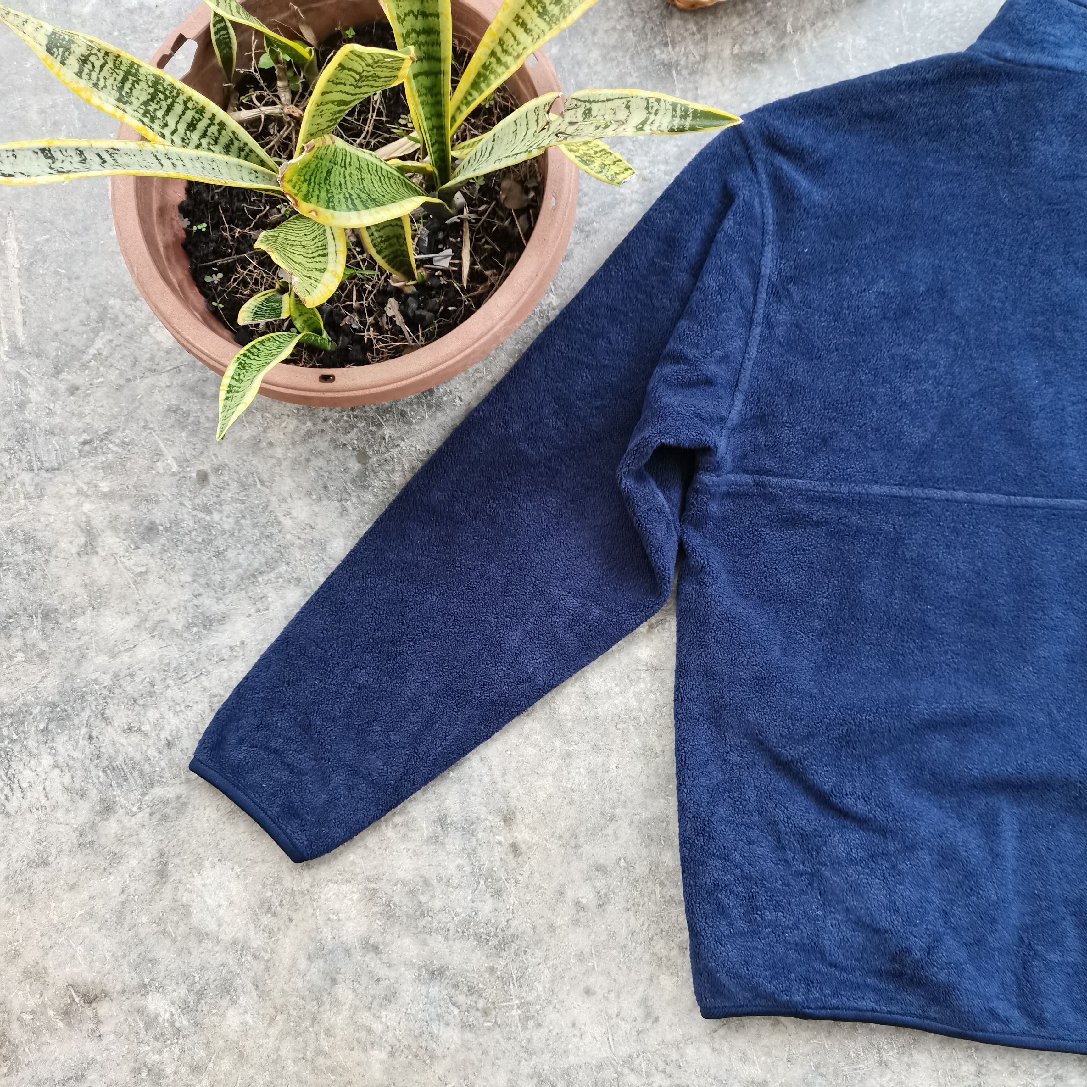 Japanese Brand UNIQLO Half Zipper Fleece Sweatshirt Size US M / EU 48-50 / 2 - 6 Thumbnail