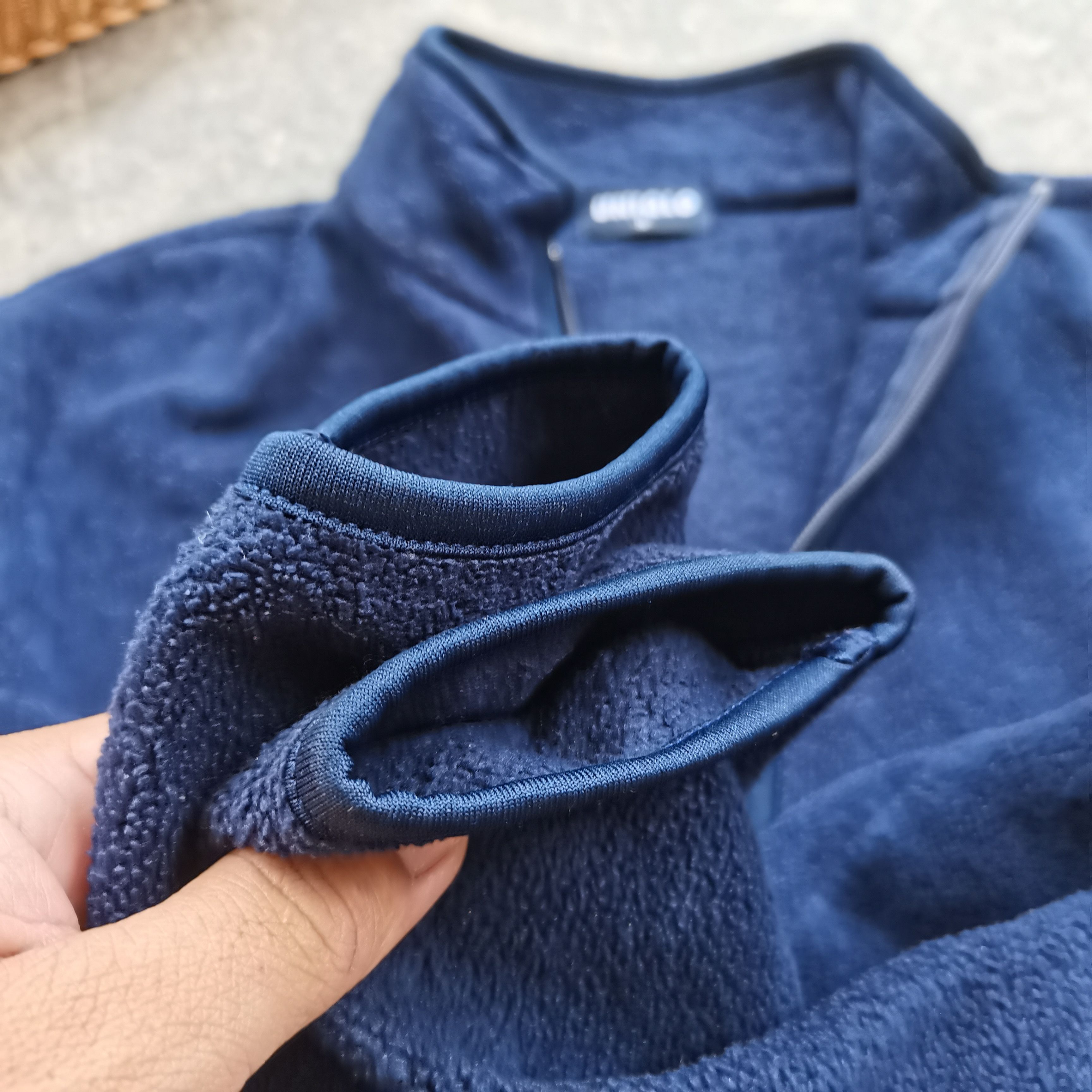 Japanese Brand UNIQLO Half Zipper Fleece Sweatshirt Size US M / EU 48-50 / 2 - 8 Thumbnail