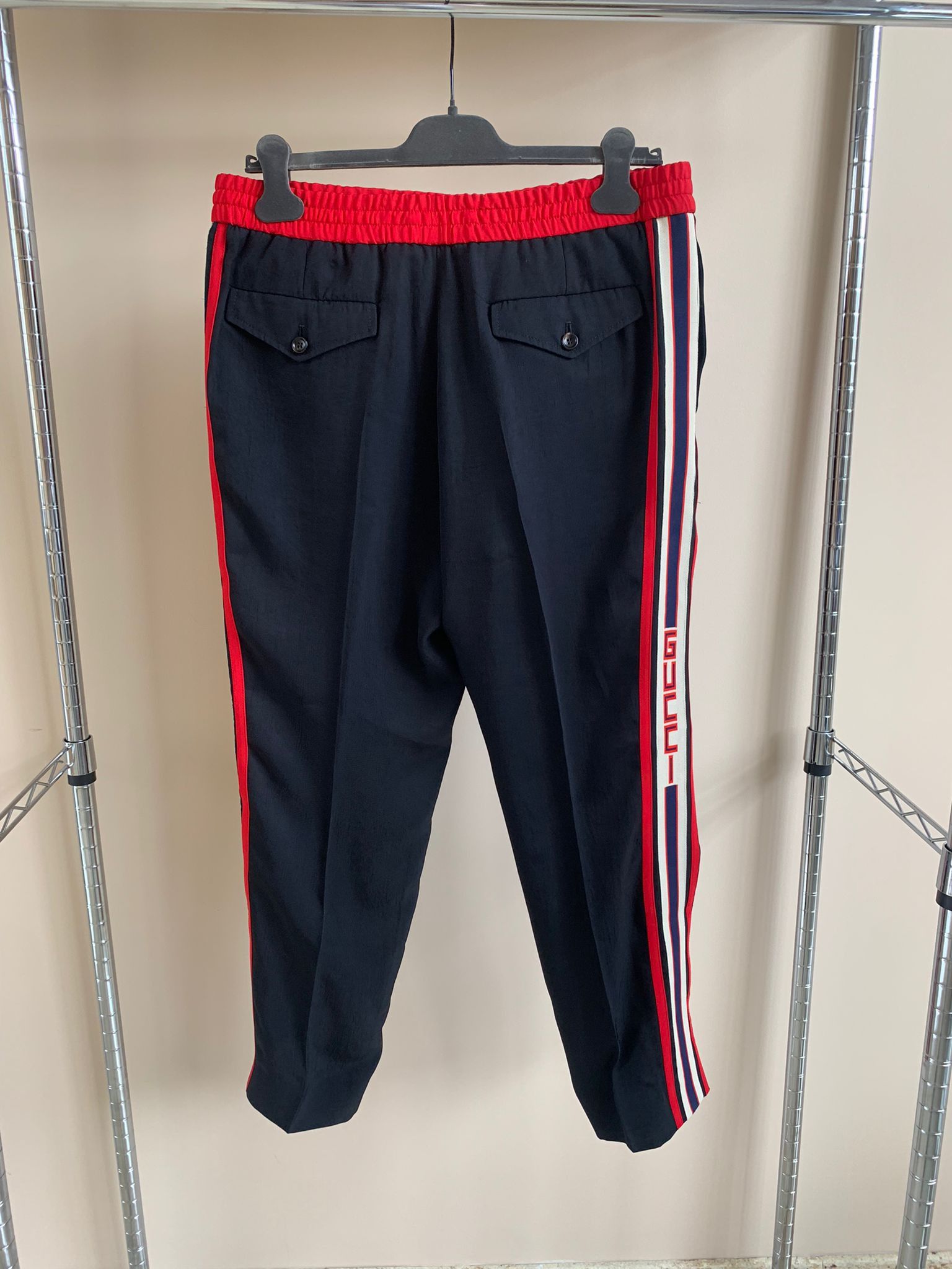 Gucci o1rshd1 Logo Casual Trousers in Black Size US 30 / EU 46 - 8 Thumbnail