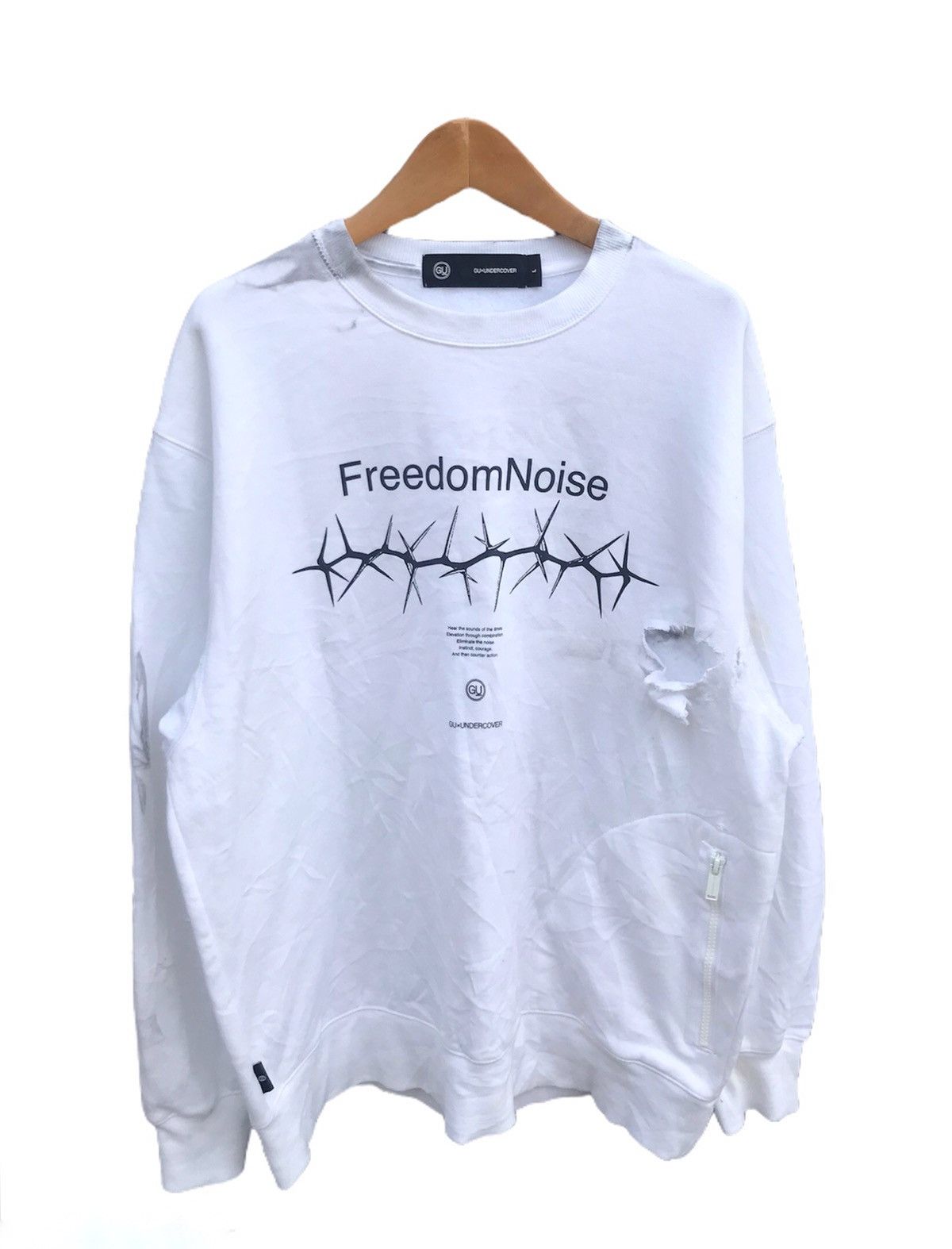 Undercover Undercover distressed sweatshirt Size US L / EU 52-54 / 3 - 1 Thumbnail