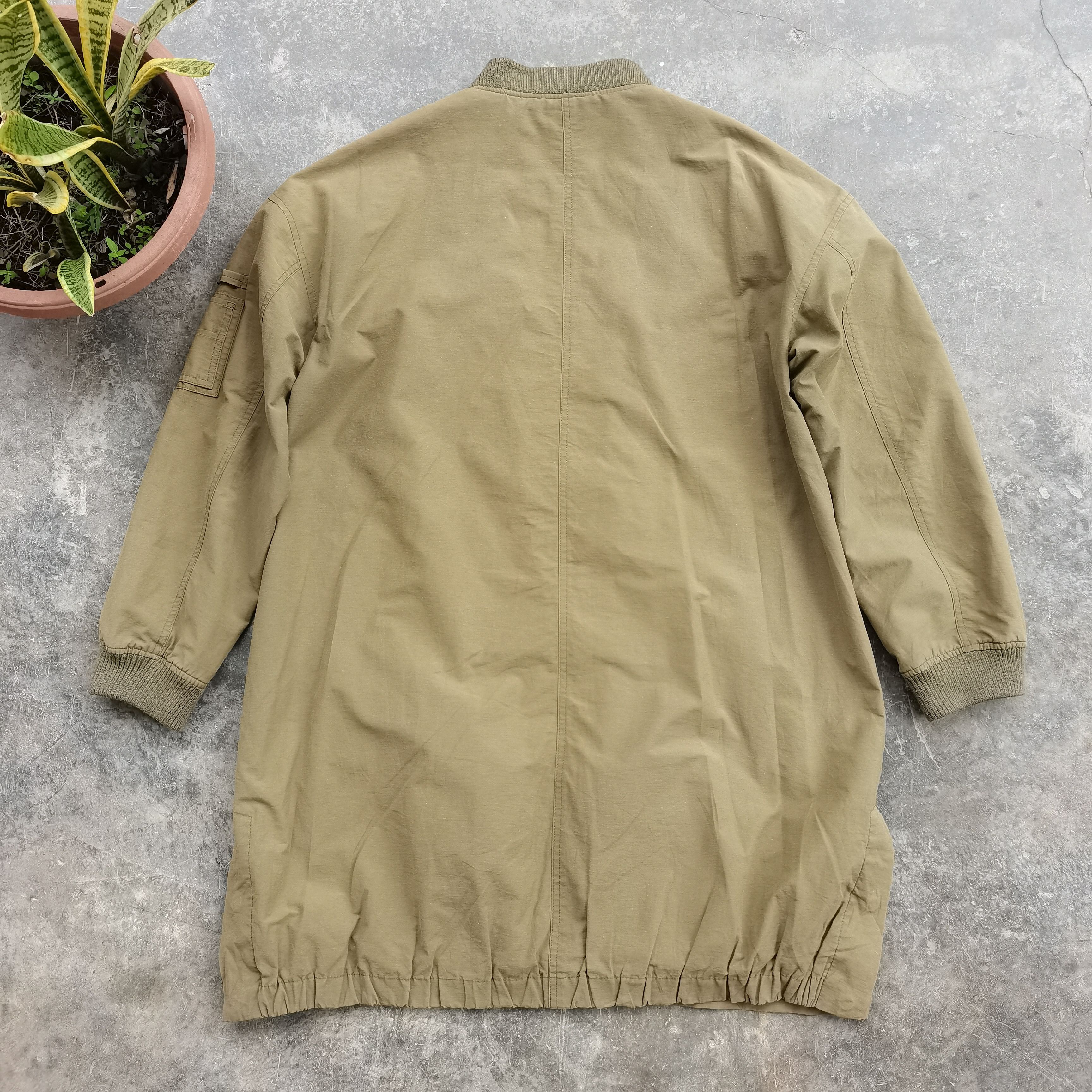Japanese Brand × Vintage Steals💥 Vintage HK WORKS LONDON Bomber Long Jacket Size US L / EU 52-54 / 3 - 7 Thumbnail