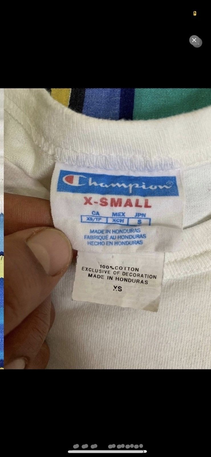 Champion ***FINAL DROP***RARE Champion heavy jumbo logo XS Size US XS / EU 42 / 0 - 4 Thumbnail