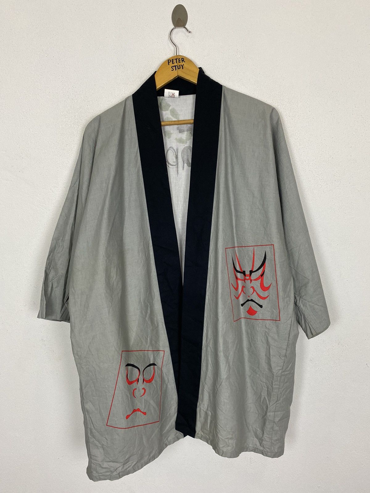 Japanese Brand COTTON KIMONO JACKET NICE DESIGN Size US L / EU 52-54 / 3 - 2 Thumbnail