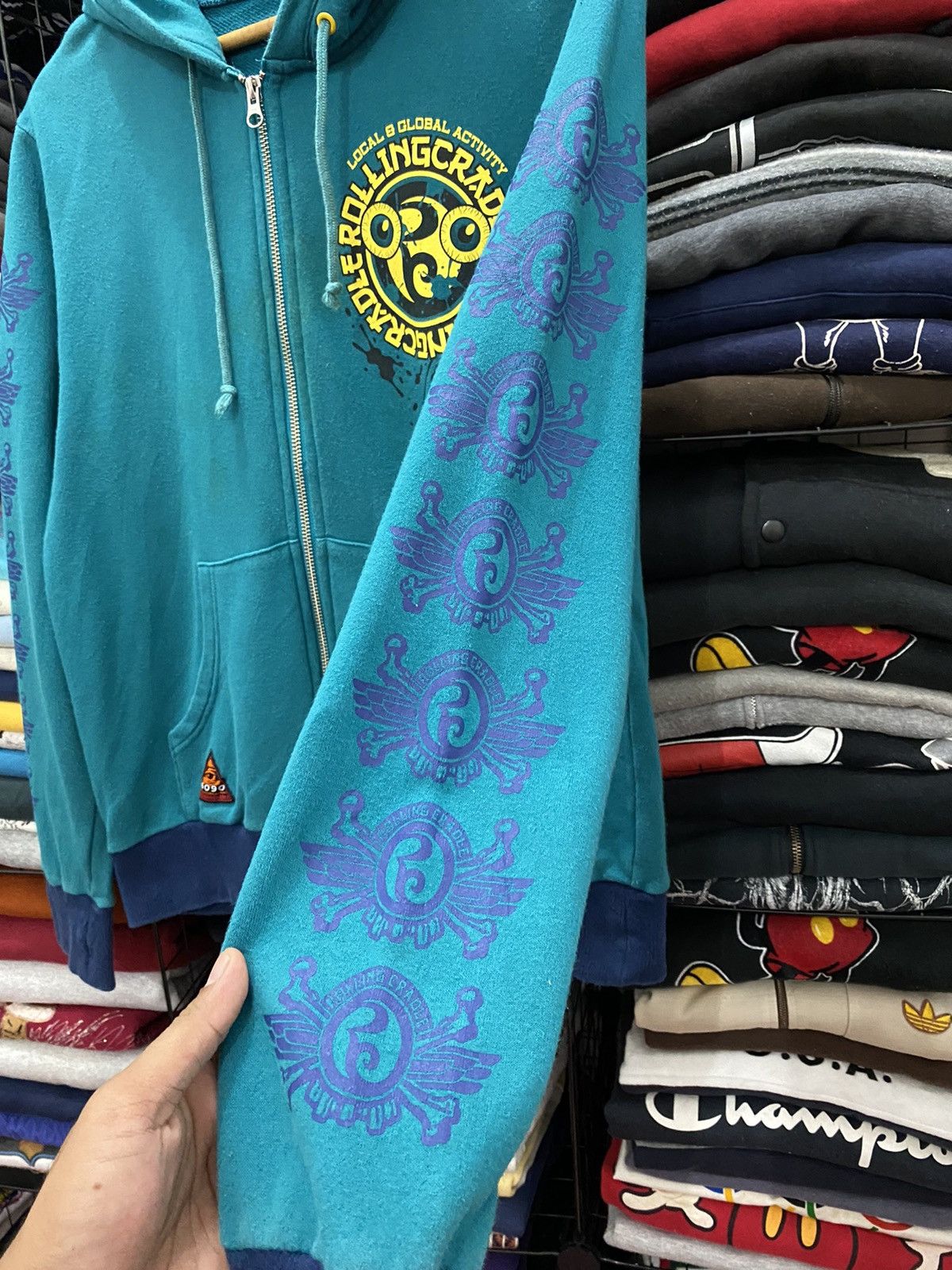 Japanese Brand ROLLING CRADLE HODDIES SWEATER NICE DESIGN Size US M / EU 48-50 / 2 - 6 Thumbnail
