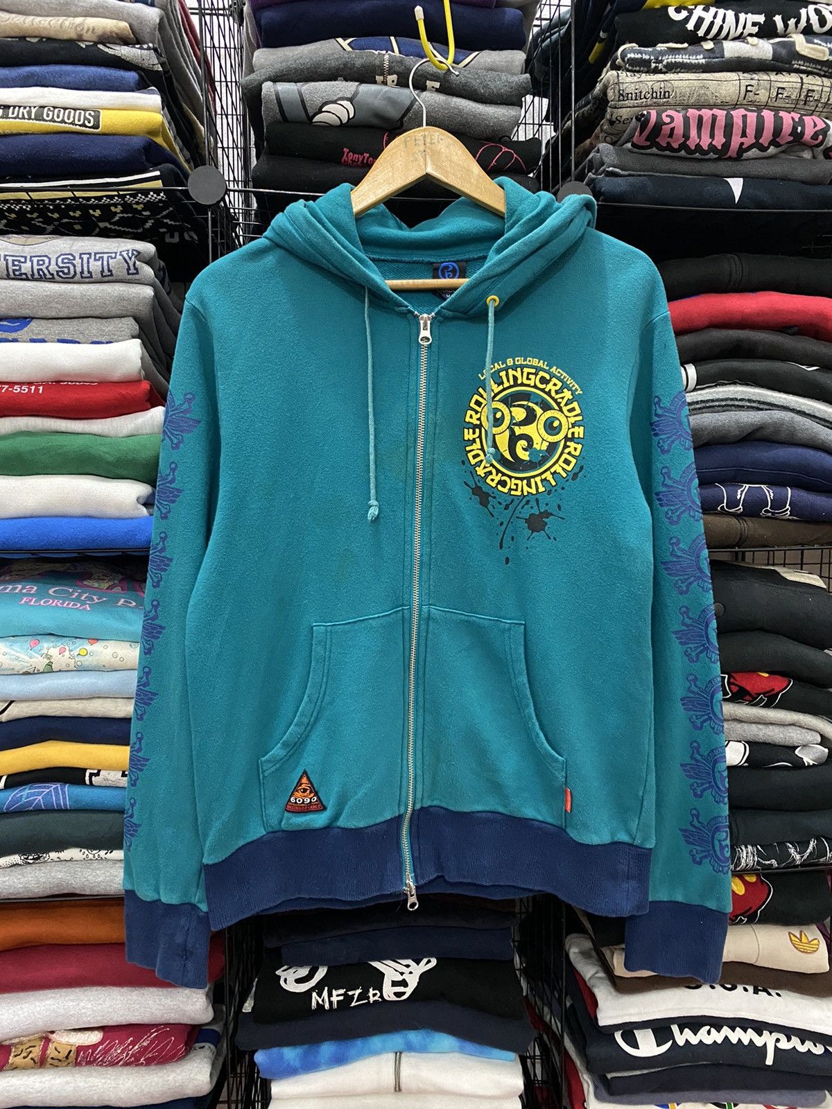 Japanese Brand ROLLING CRADLE HODDIES SWEATER NICE DESIGN Size US M / EU 48-50 / 2 - 3 Thumbnail