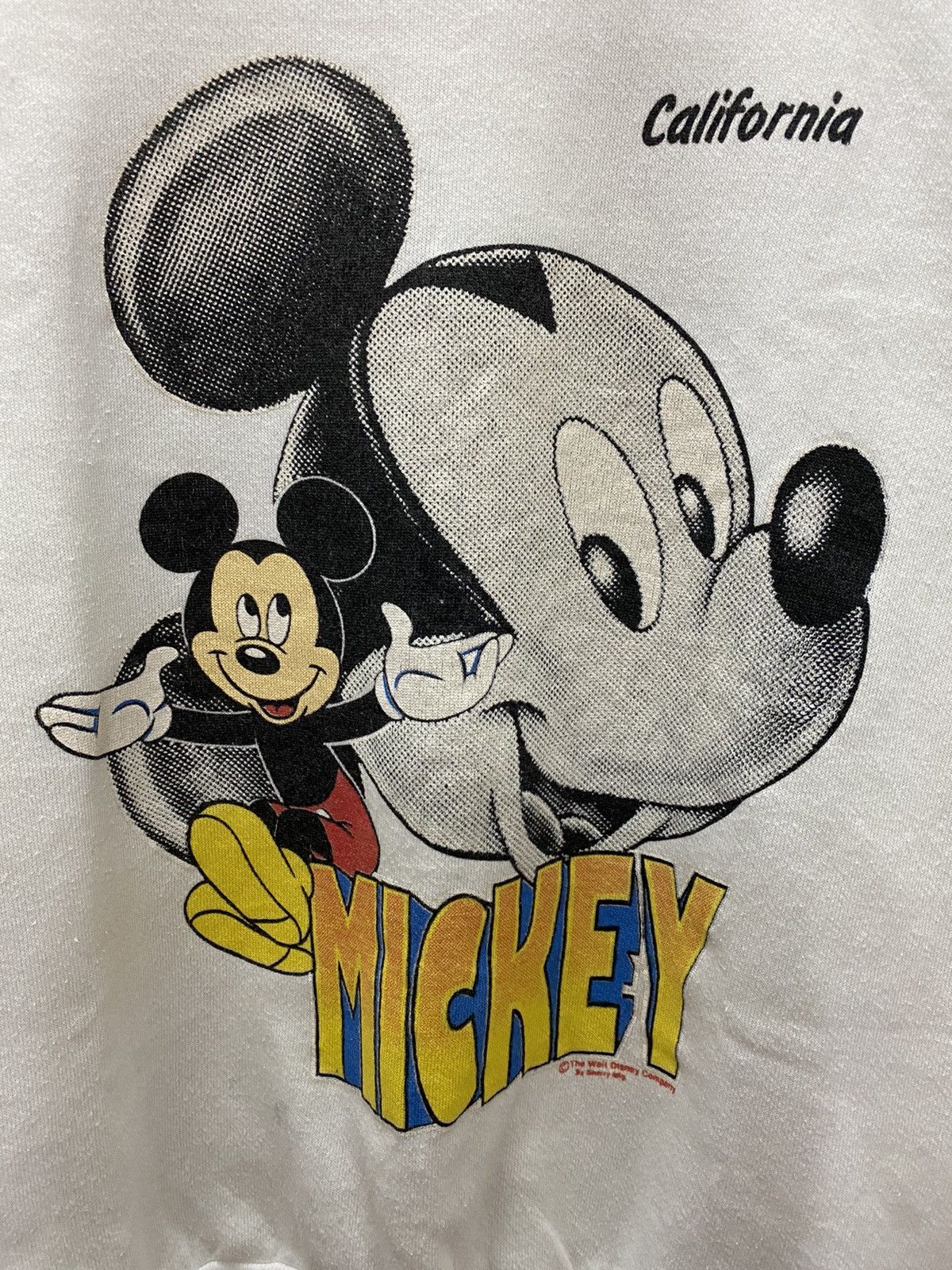 Disney × Mickey Mouse × Vintage VINTAGE 80’s MICKEY MOUSE CALIFORNIA SWEATSHIRT Size US M / EU 48-50 / 2 - 2 Thumbnail