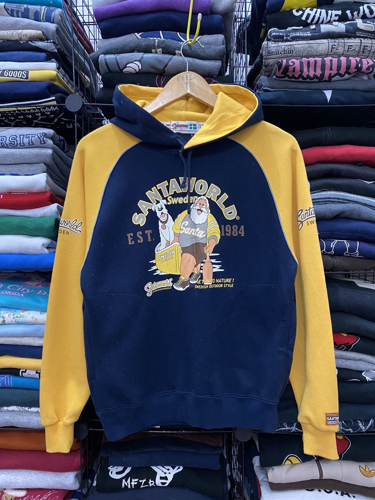 Captain Santors × Vintage VINTAGE SANTAWORLD SWEDEN HOODIES Size US M / EU 48-50 / 2 - 1 Thumbnail