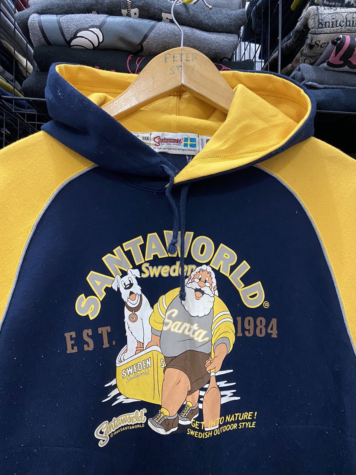 Captain Santors × Vintage VINTAGE SANTAWORLD SWEDEN HOODIES Size US M / EU 48-50 / 2 - 2 Thumbnail