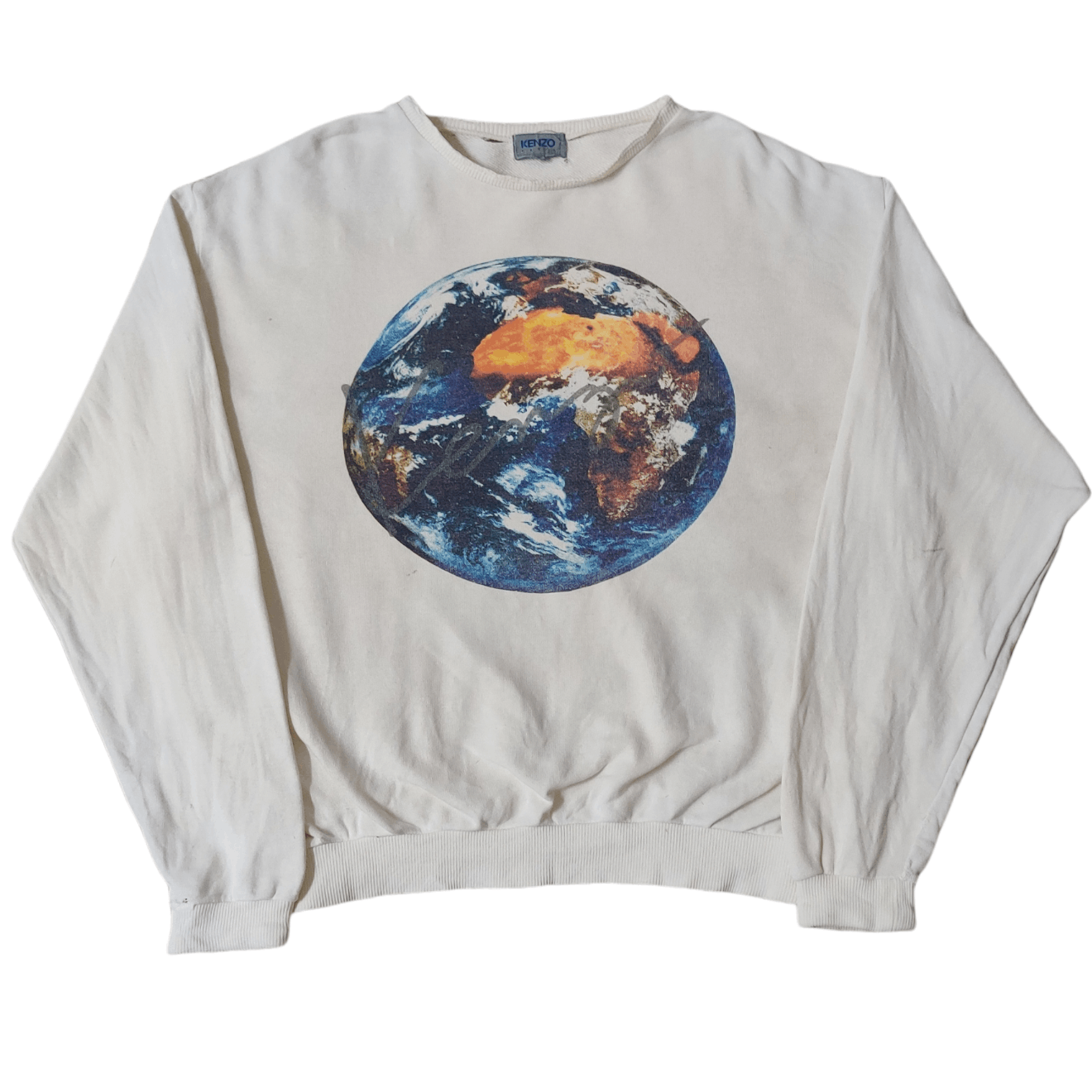 Kenzo Vintage Kenzo Paris Sweatshirt Crewneck Print Distressed Size US L / EU 52-54 / 3 - 1 Thumbnail