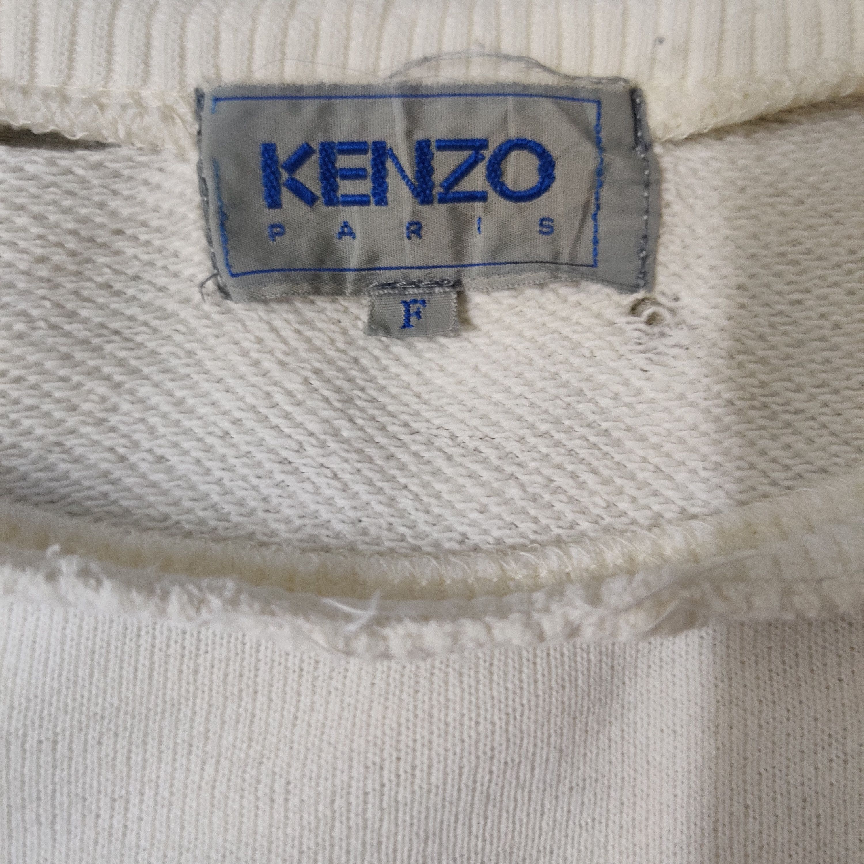 Kenzo Vintage Kenzo Paris Sweatshirt Crewneck Print Distressed Size US L / EU 52-54 / 3 - 3 Thumbnail