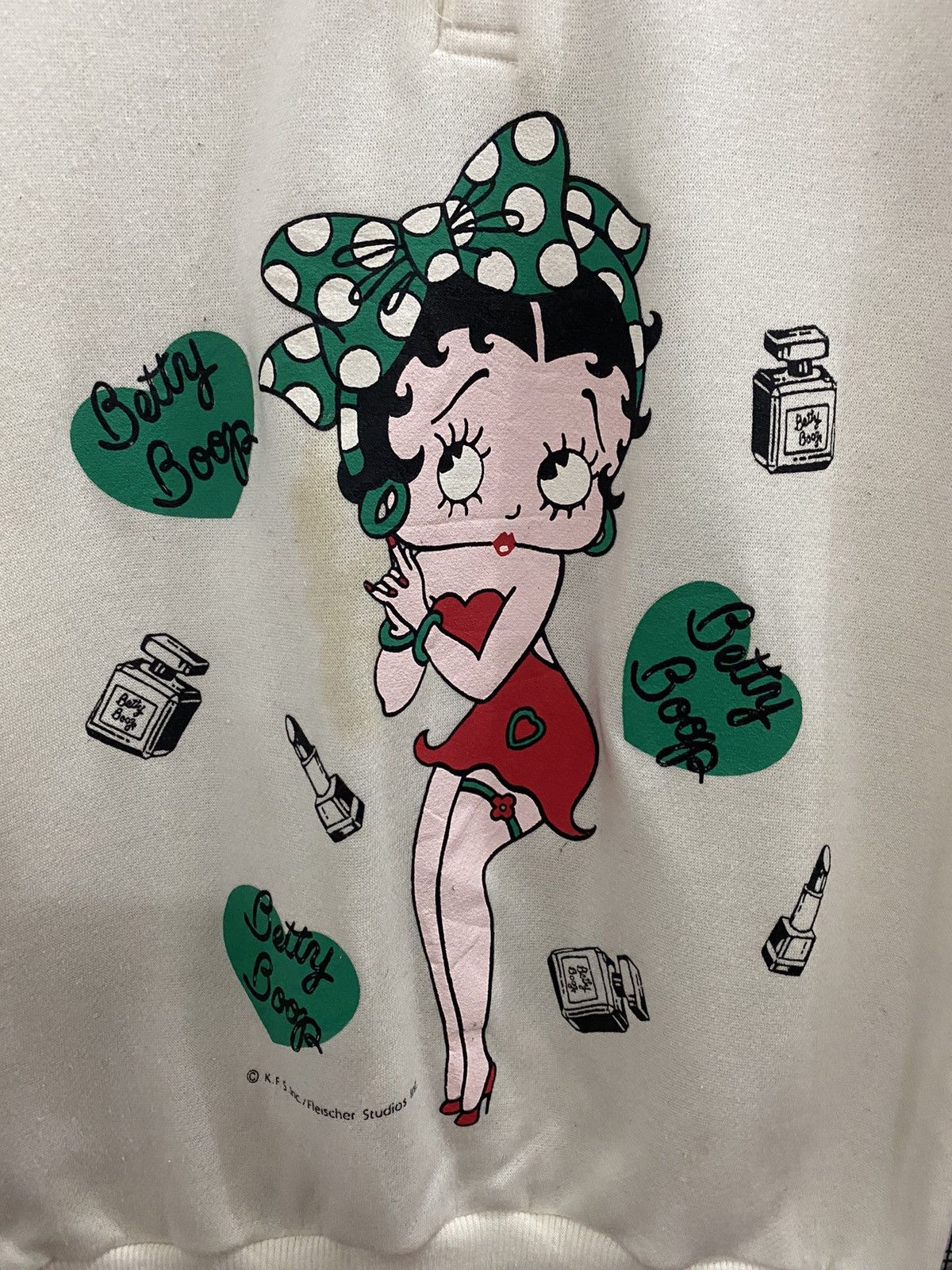Cartoon Network × Vintage VINTAGE 90’s BETTY BOOP SWEATSHIRT Size US M / EU 48-50 / 2 - 3 Thumbnail