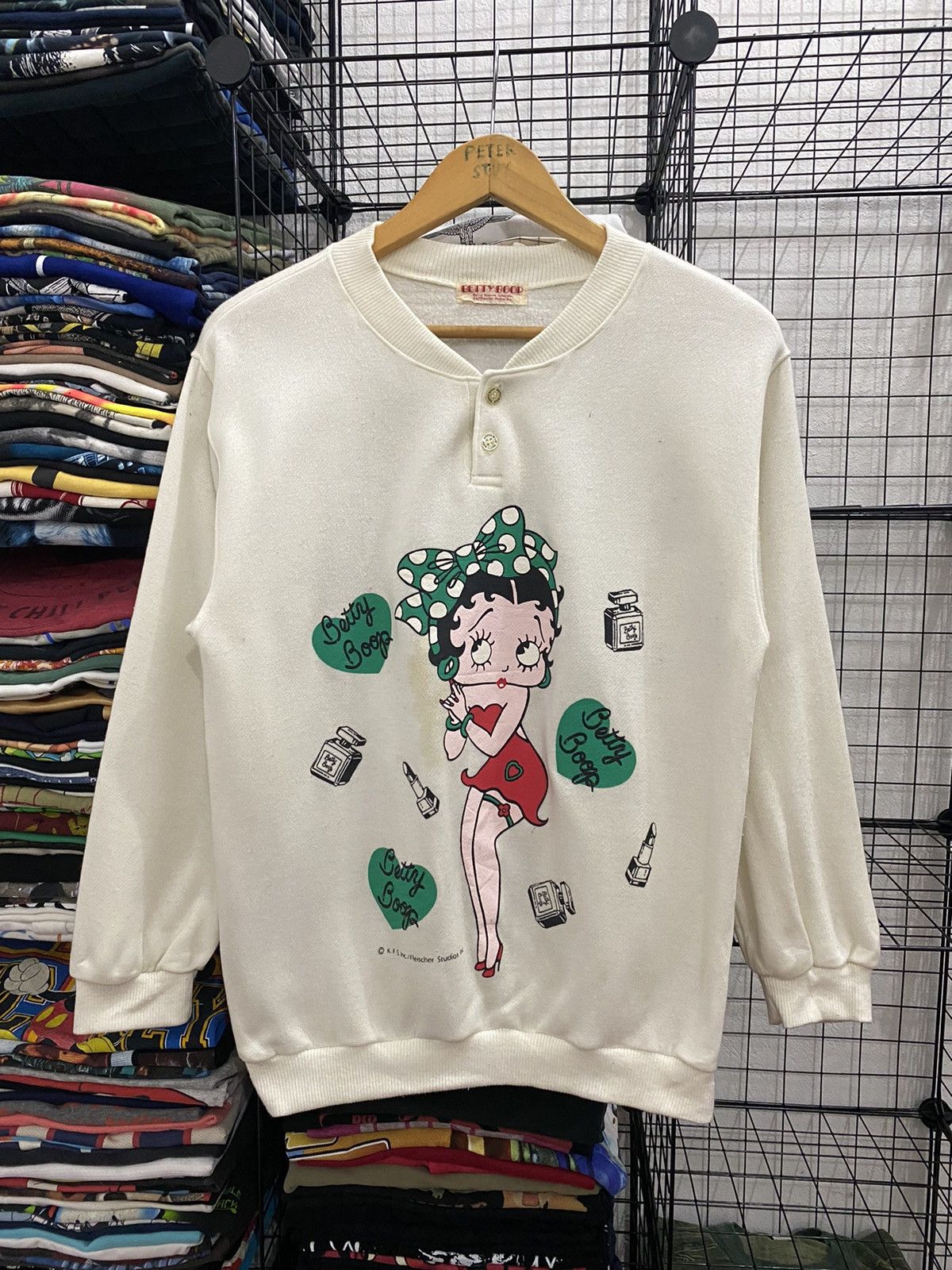 Cartoon Network × Vintage VINTAGE 90’s BETTY BOOP SWEATSHIRT Size US M / EU 48-50 / 2 - 2 Thumbnail