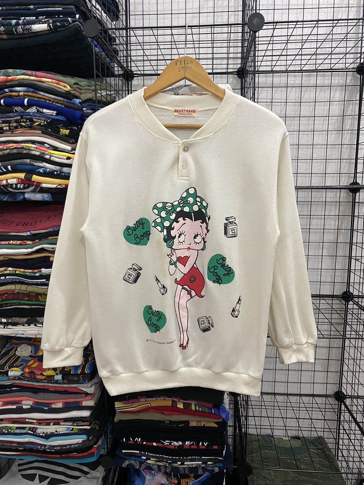 Cartoon Network × Vintage VINTAGE 90’s BETTY BOOP SWEATSHIRT Size US M / EU 48-50 / 2 - 1 Thumbnail