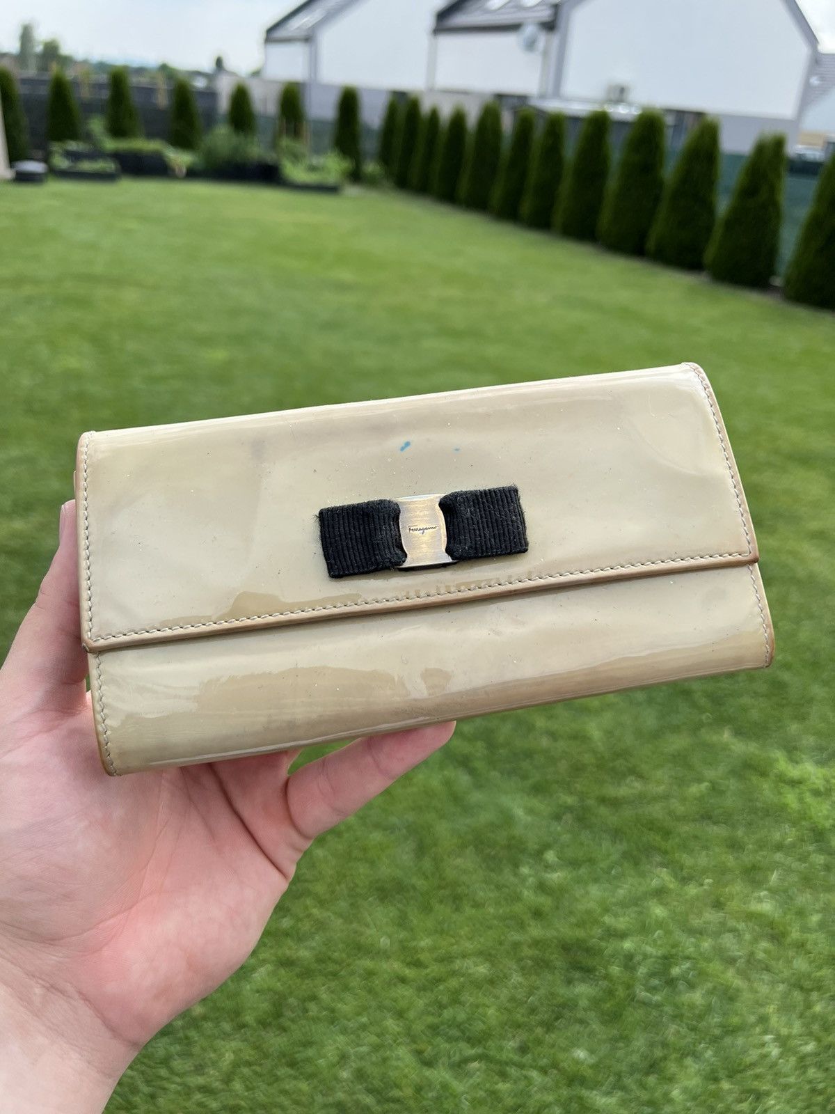Vintage Salvatore Ferragamo long destroyed Wallet | Grailed