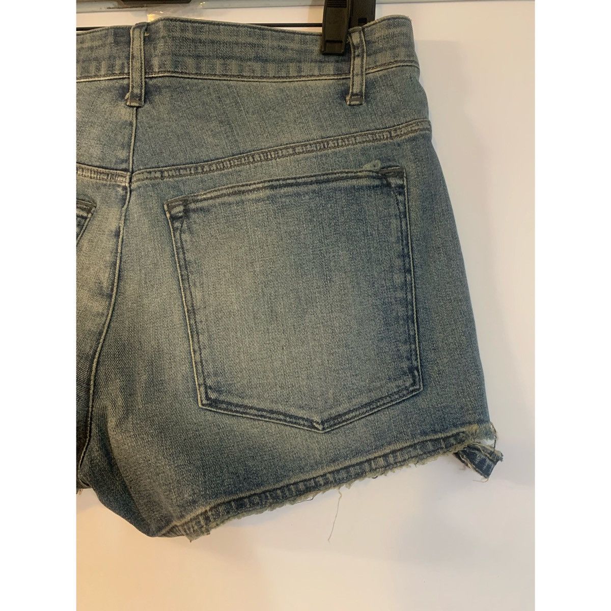 Helmut Lang HELMUT LANG WAX DISTRESS DENIM SHORTS Size 30" / US 8 / IT 44 - 6 Thumbnail
