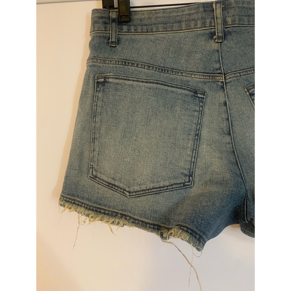 Helmut Lang HELMUT LANG WAX DISTRESS DENIM SHORTS Size 30" / US 8 / IT 44 - 5 Thumbnail