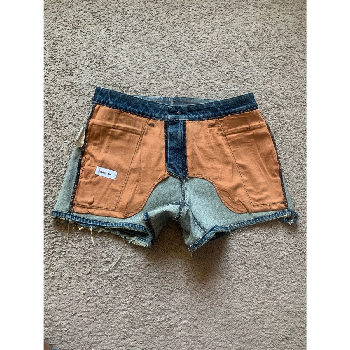 Helmut Lang HELMUT LANG WAX DISTRESS DENIM SHORTS Size 30" / US 8 / IT 44 - 15 Thumbnail