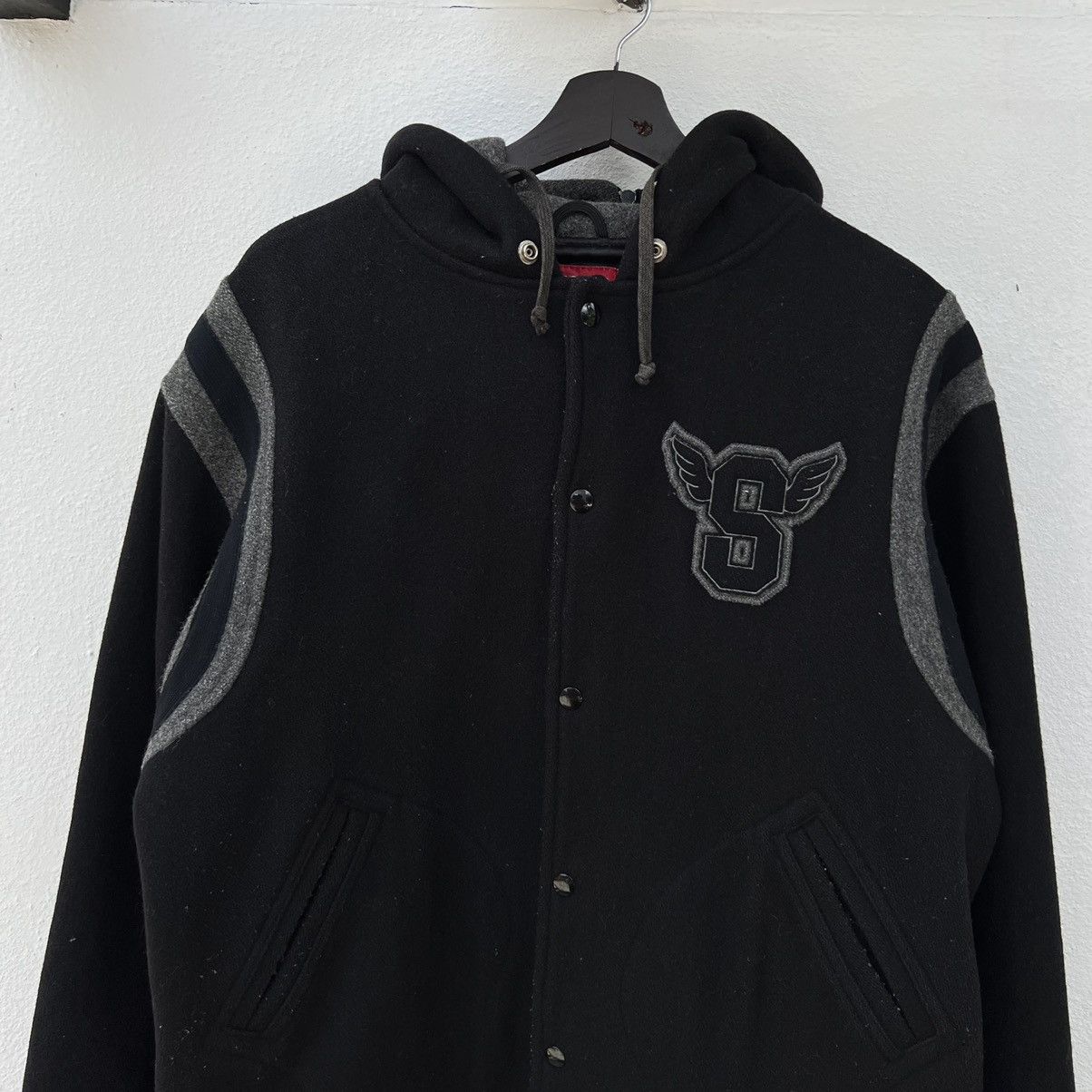 Supreme VERY RARE VARSITY JACKET SUPREME WING BIG LOGO Size US XL / EU 56 / 4 - 6 Thumbnail