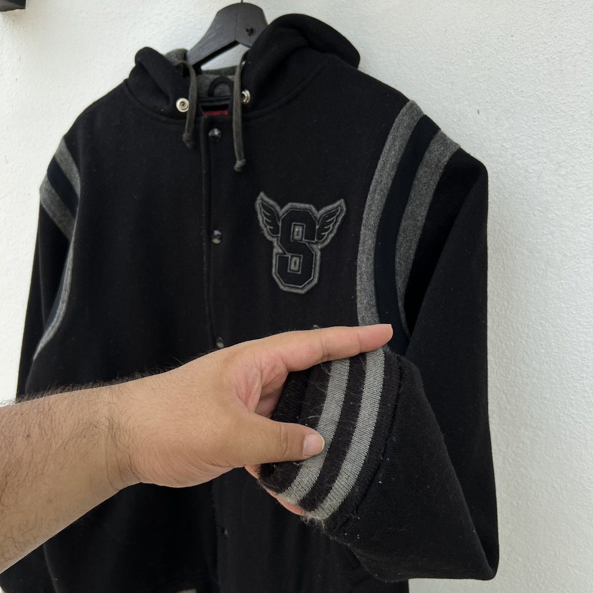Supreme VERY RARE VARSITY JACKET SUPREME WING BIG LOGO Size US XL / EU 56 / 4 - 8 Thumbnail