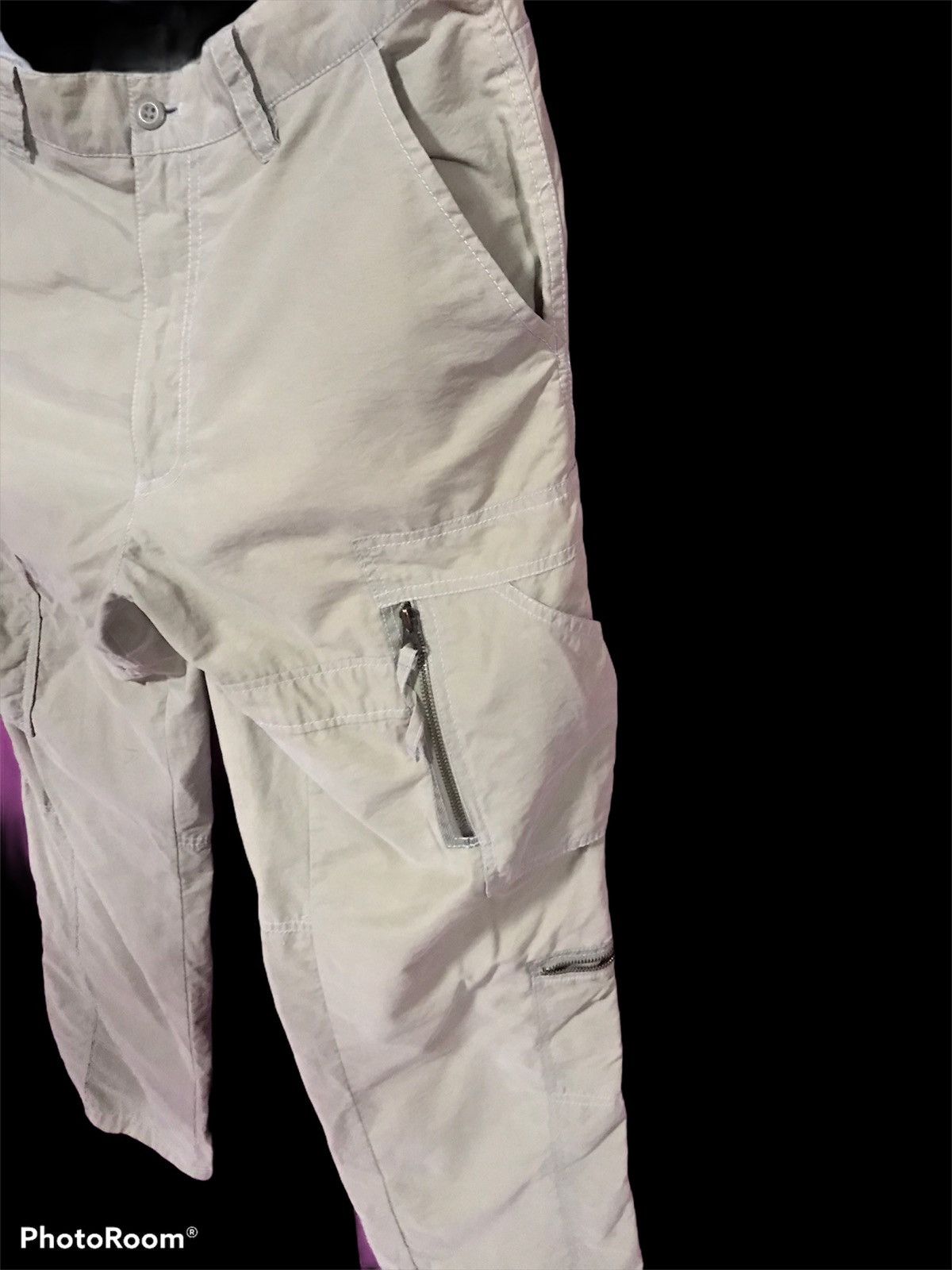 Mossimo MOSSIMO CREAM SIZE 31 CARGO PANTS Size US 31 - 4 Thumbnail