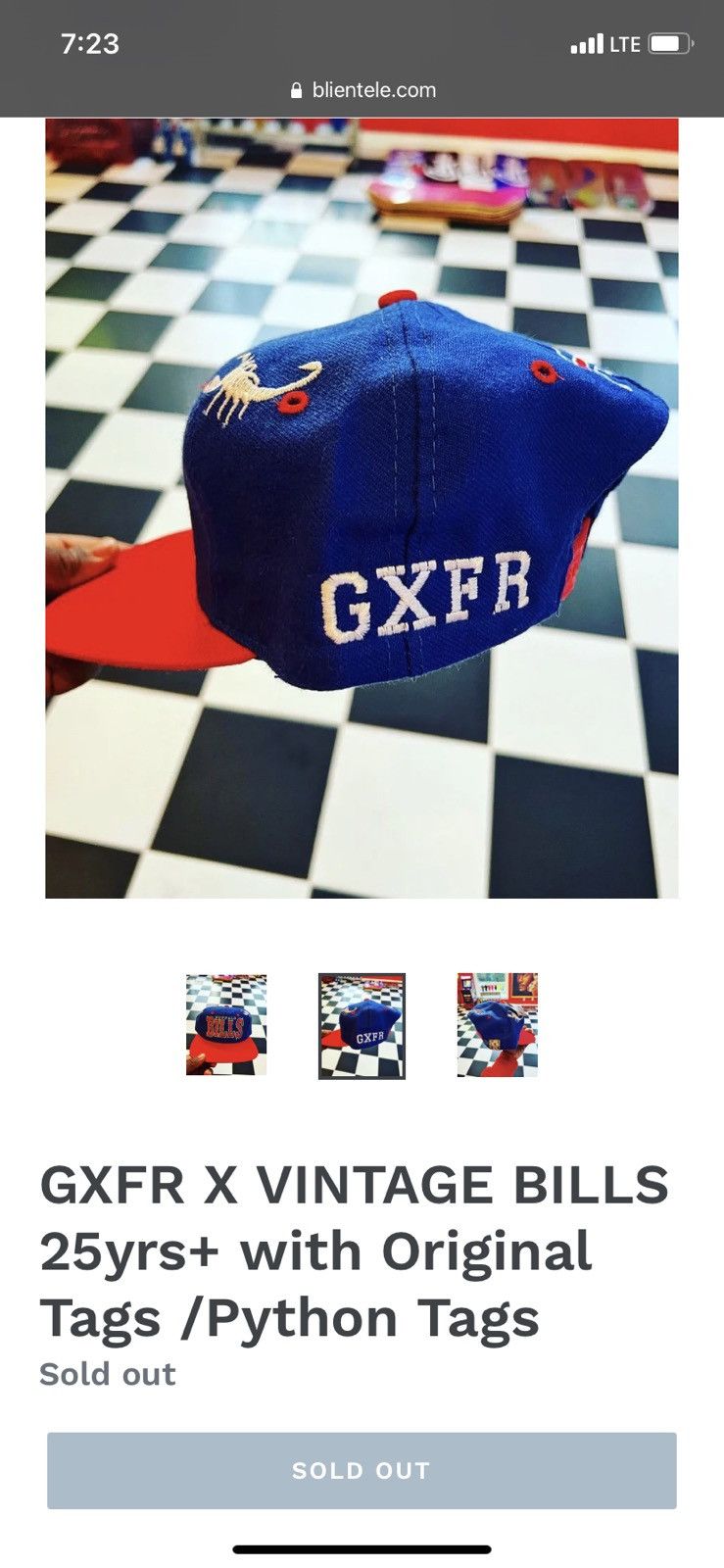 Vintage Griselda Buffalo Bills SnapBack Size ONE SIZE - 8 Thumbnail